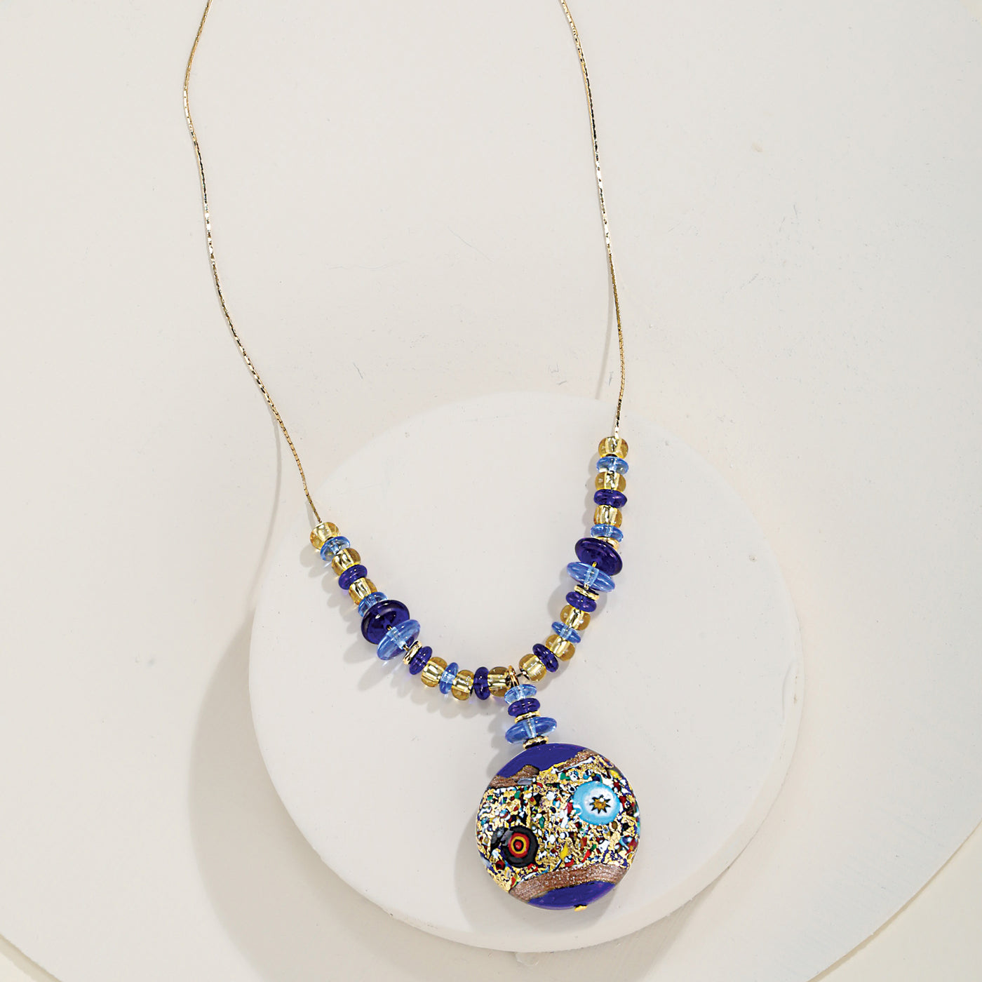 Murano Glass Millefiori Oro Necklace