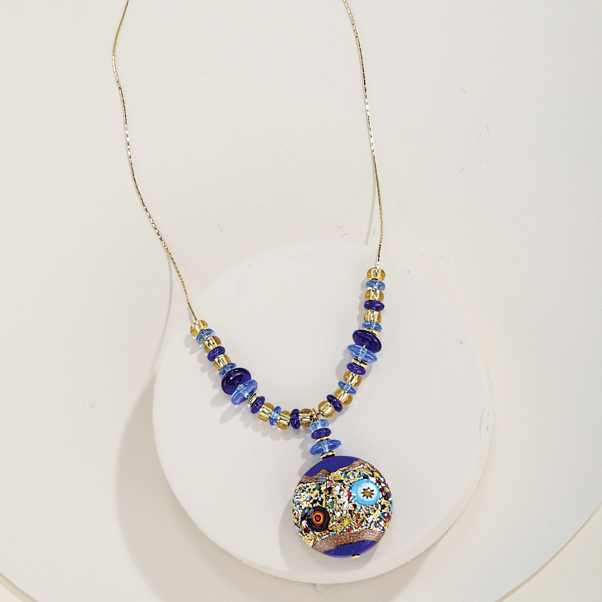 Murano Glass Millefiori Oro Necklace
