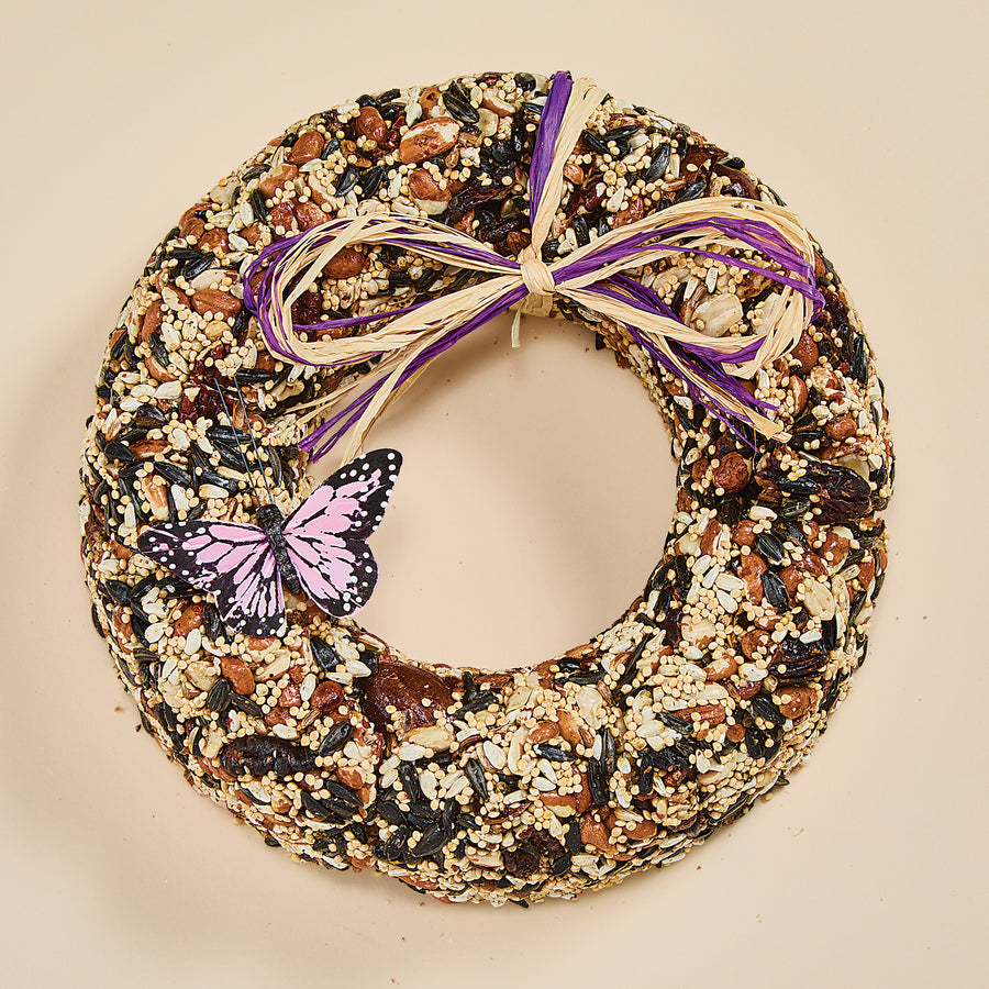 Butterfly Suet Edible Wreath