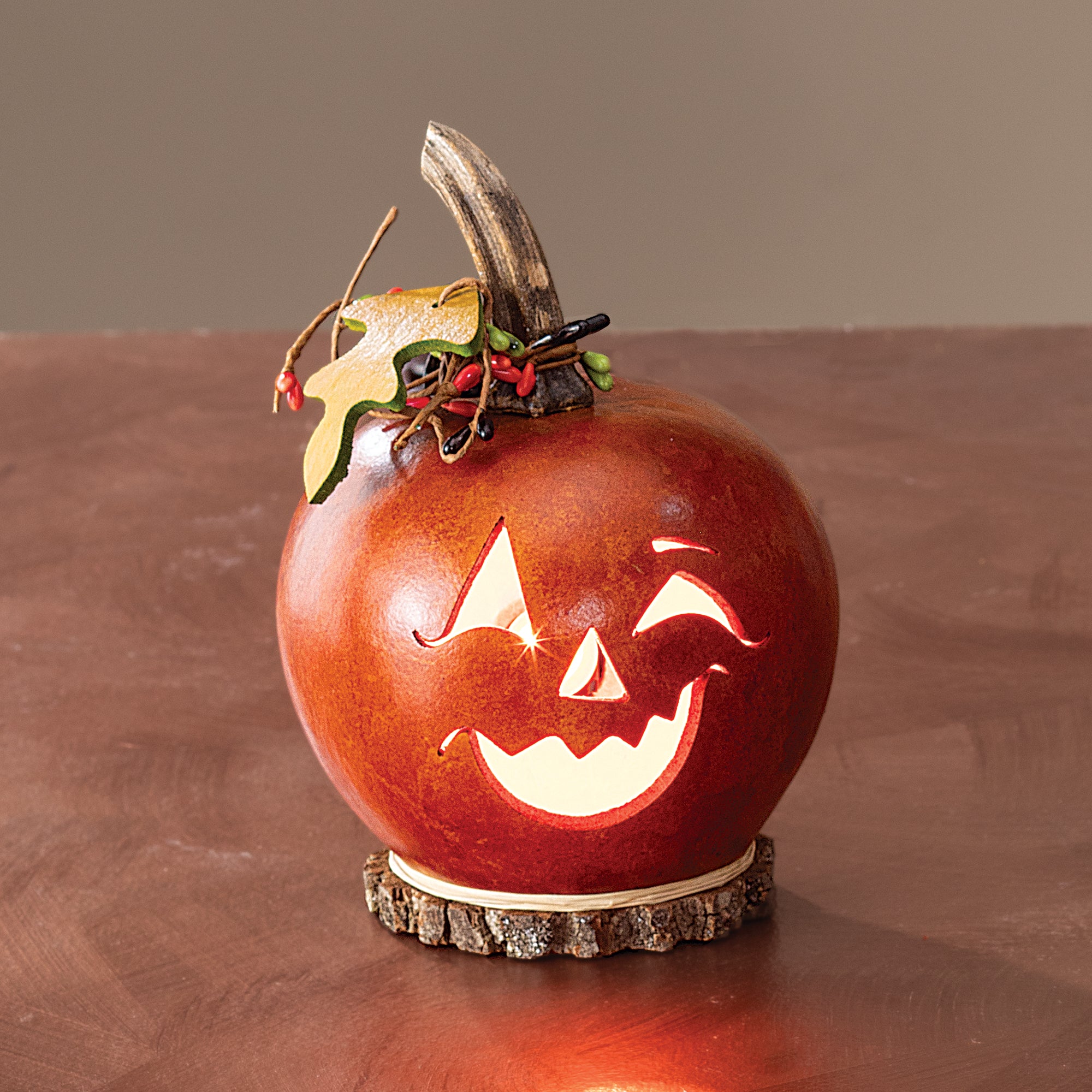 Winking Walt Halloween Gourd (Preorder)