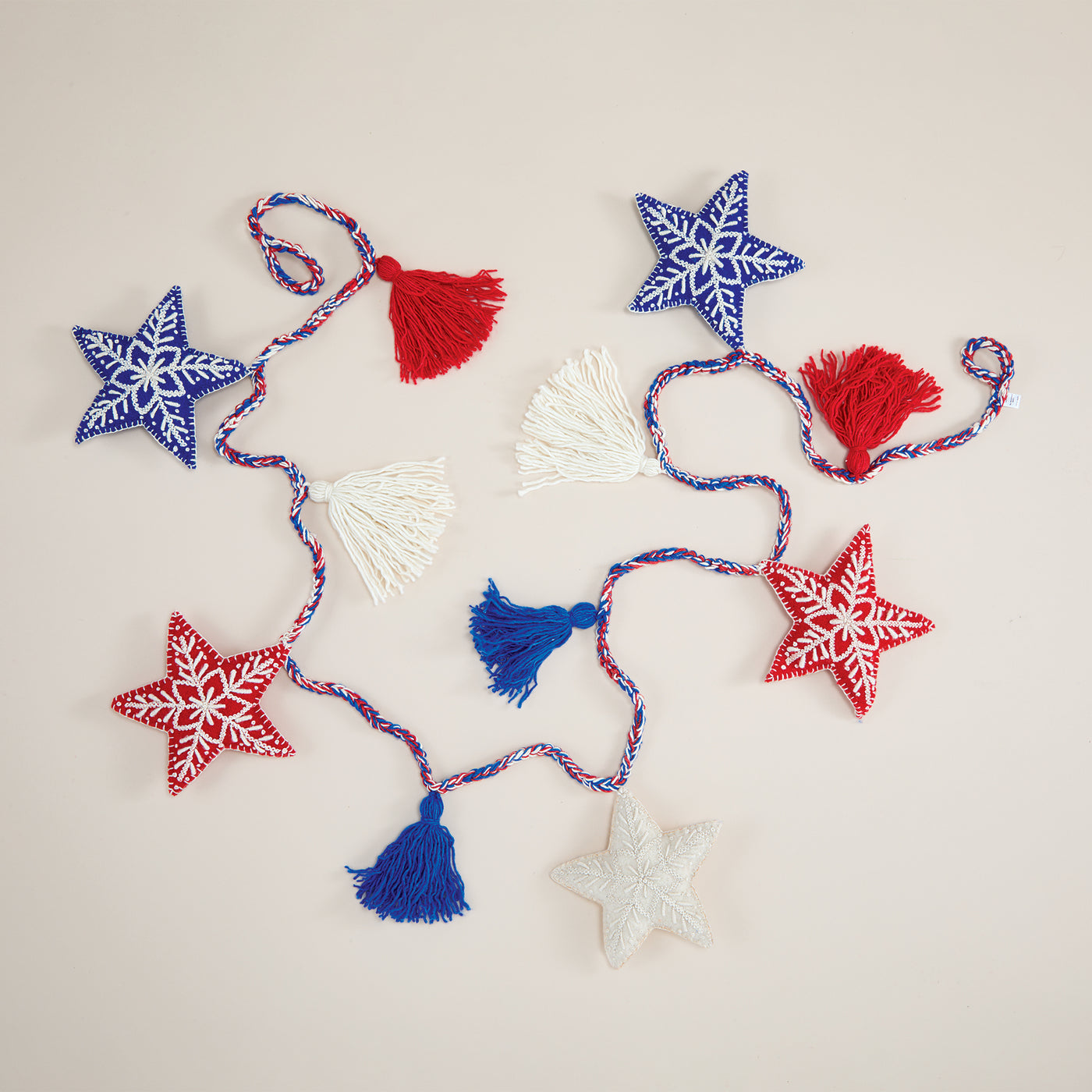 Americana Star & Tassel Garland