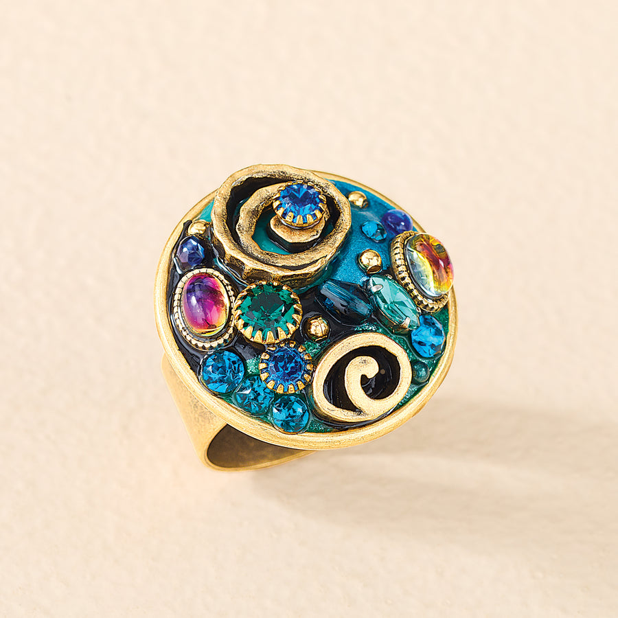 Cabochons & Crystals Ring