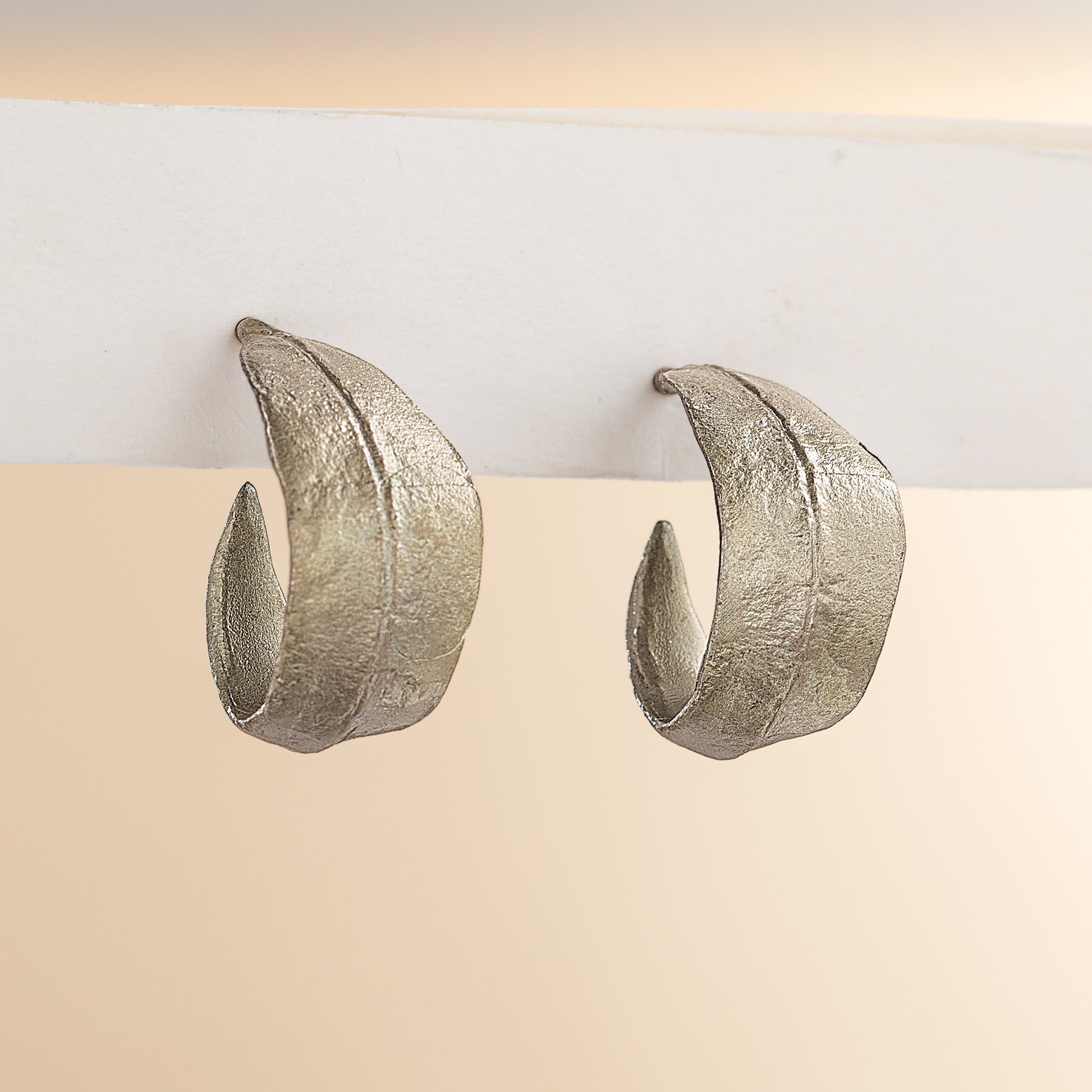 Touches Of Spice Eucalyptus Hoop Earrings (Preorder)