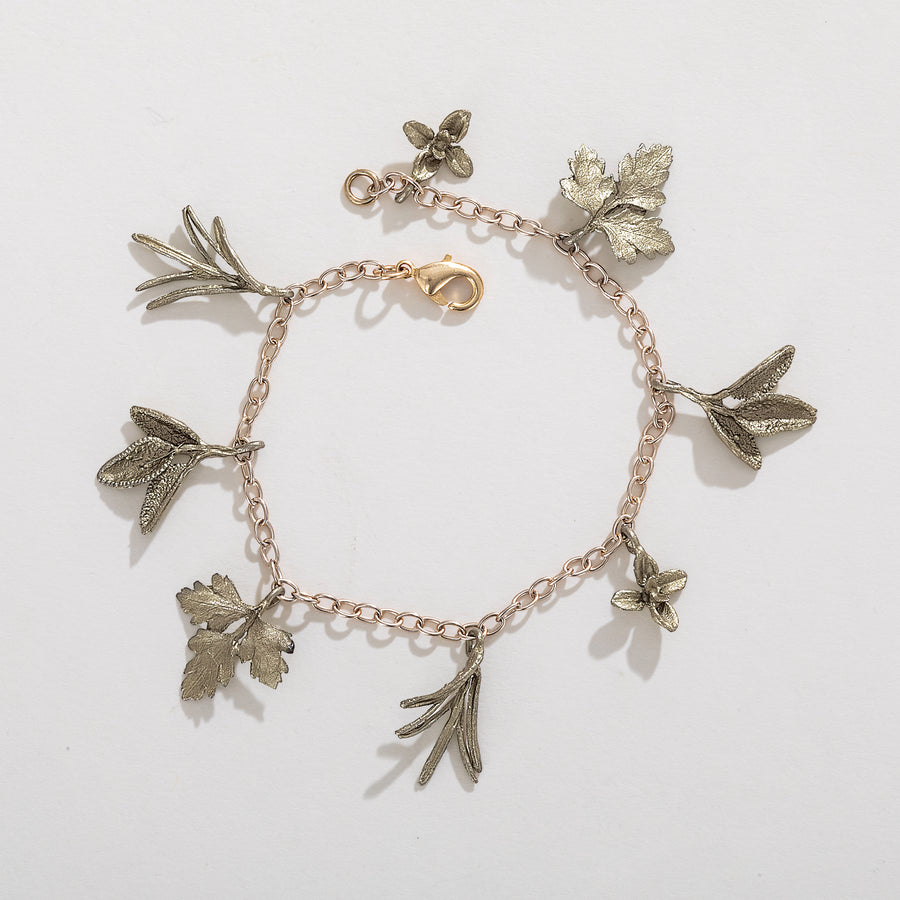 Touches Of Spice Herb Charm Bracelet (Preorder)