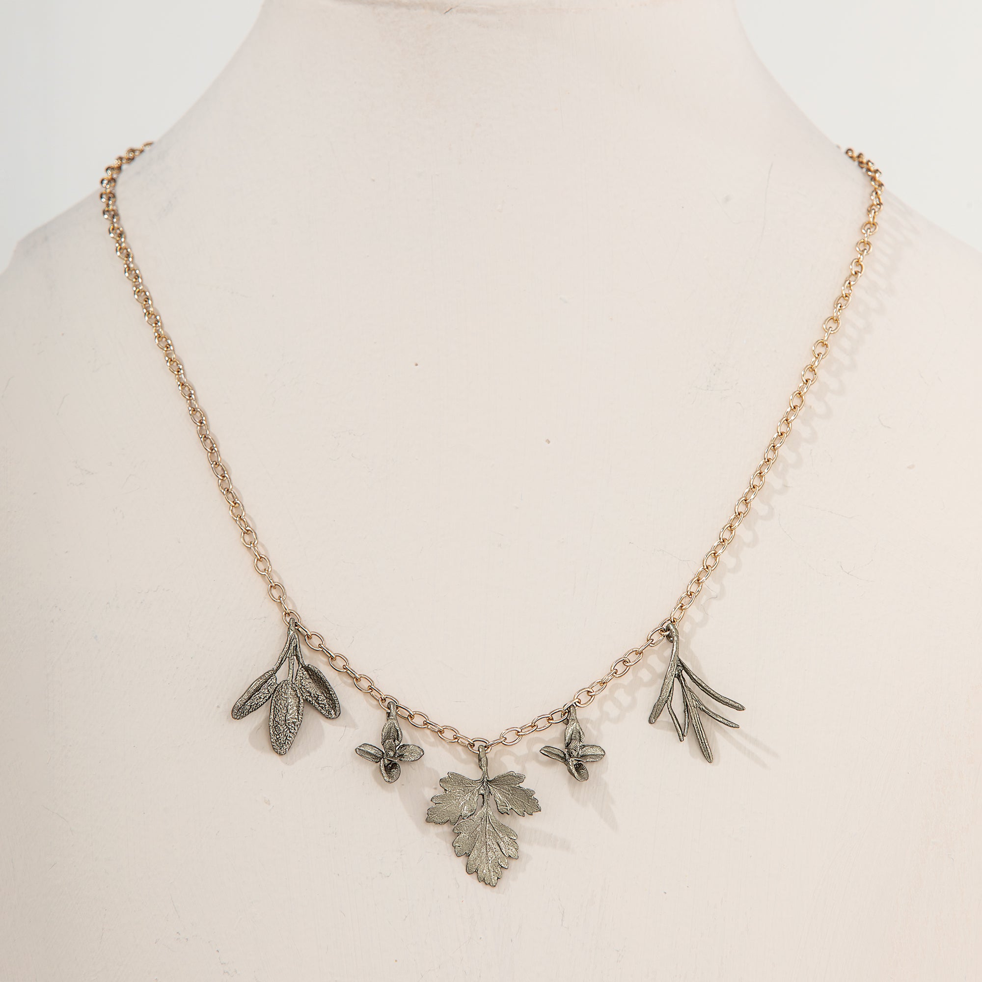 Touches Of Spice Herb Charm Necklace (Preorder)