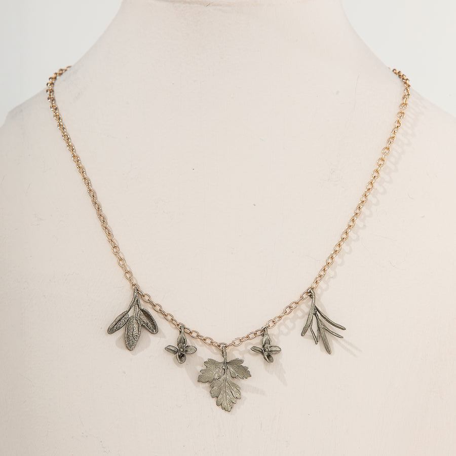 Touches Of Spice Herb Charm Necklace (Preorder)