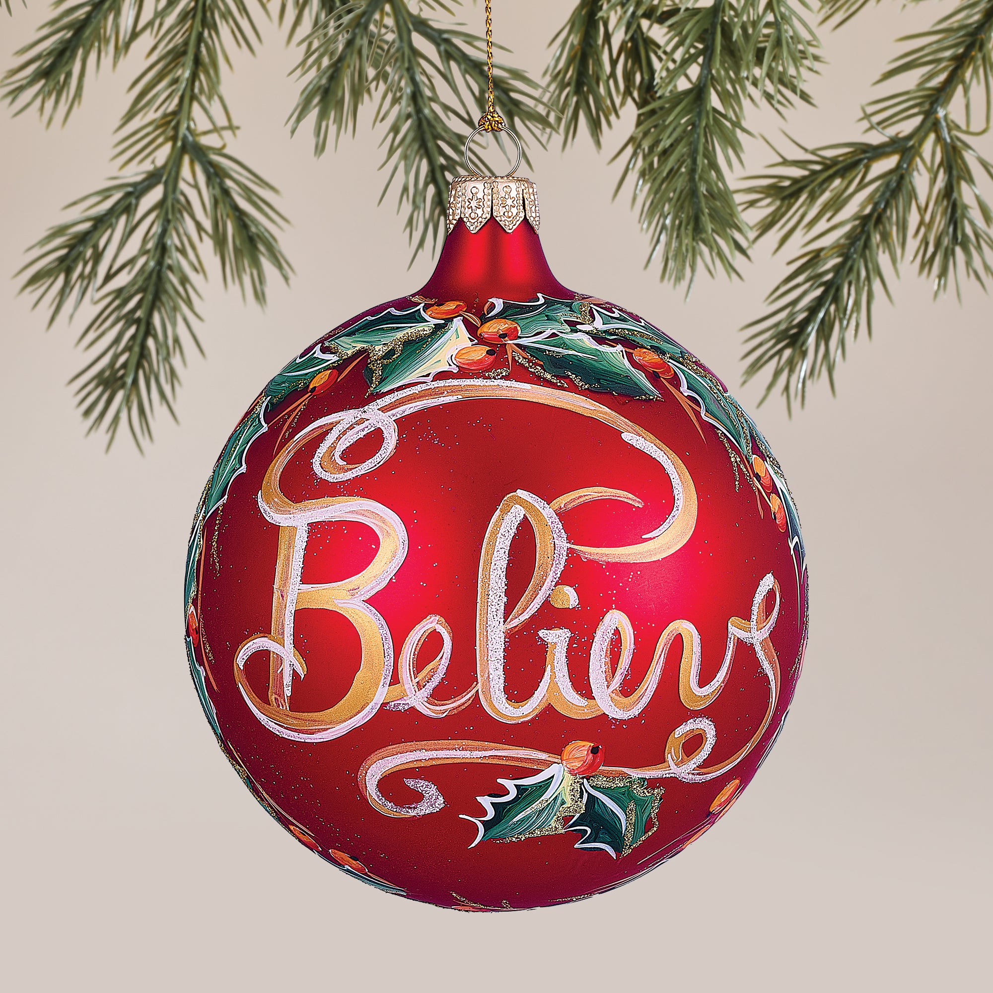 Believe Lago Di Como Ornament