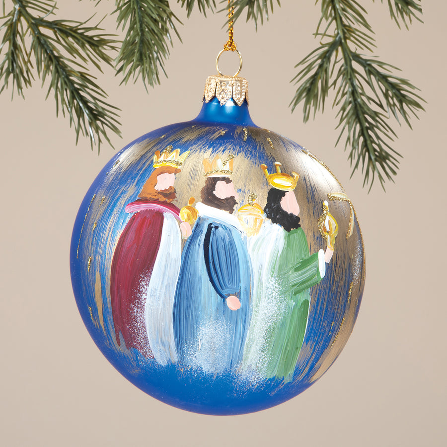 Hand-Painted Lago di Como Three Wise Men Ornament (Preorder)