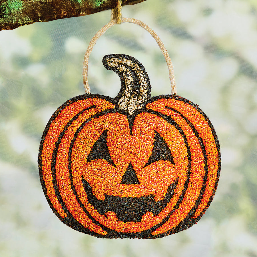 Jack O' Lantern Bird Seed Feeder