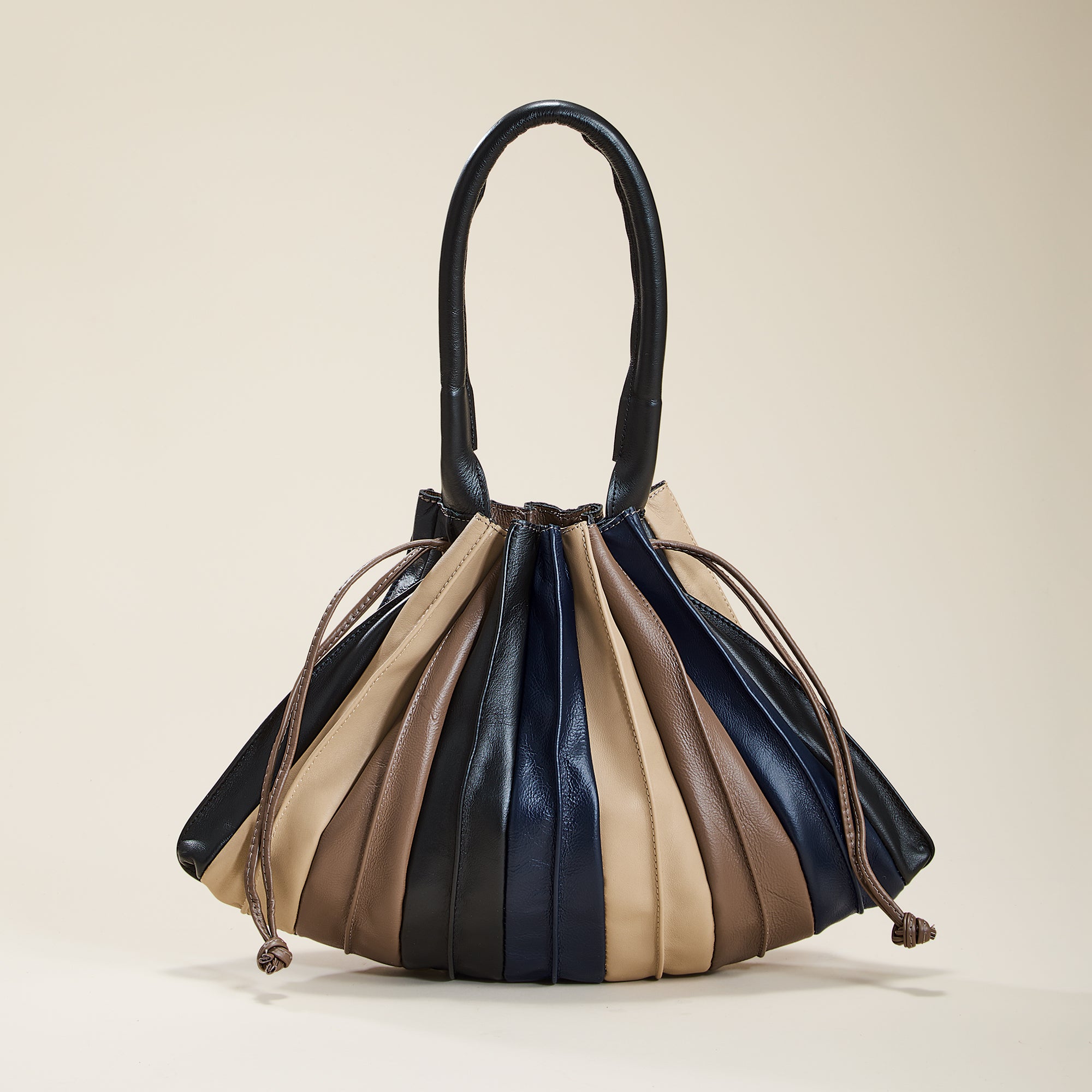 Corno Grande Chic Neutrals Italian Leather Handbag