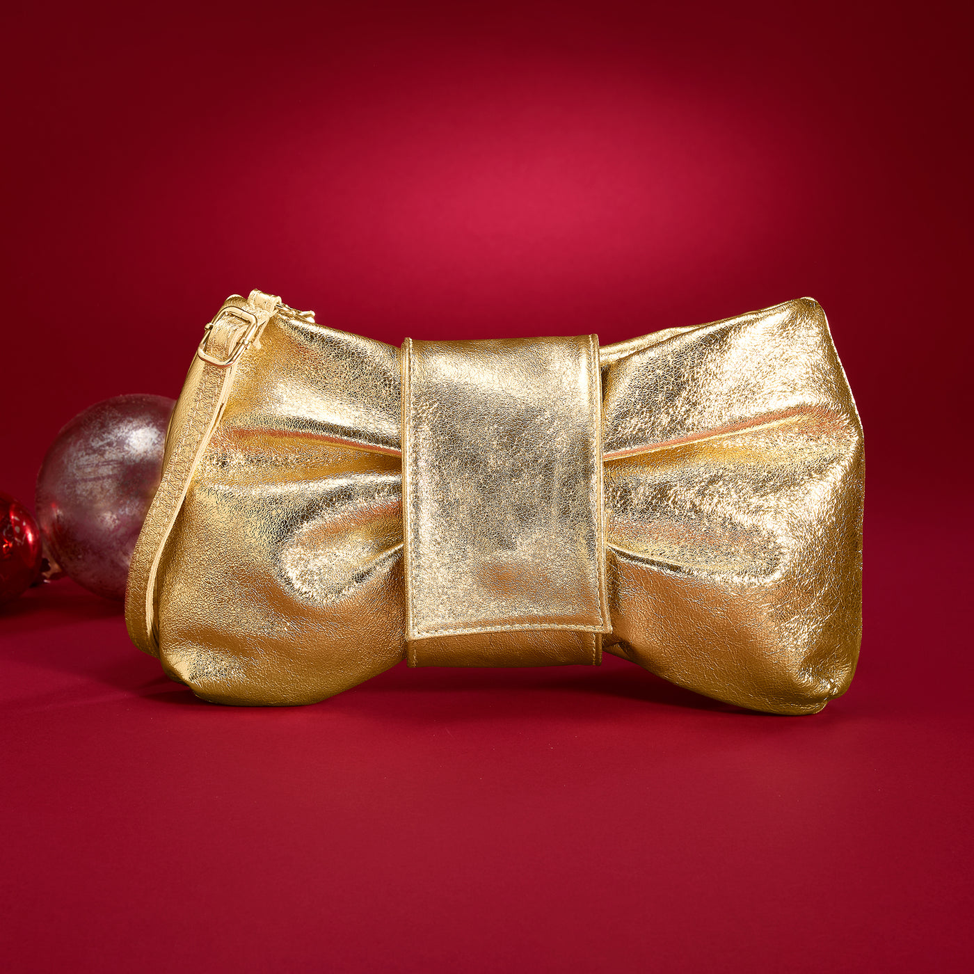 Alberobello Gold Italian Leather Crossbody