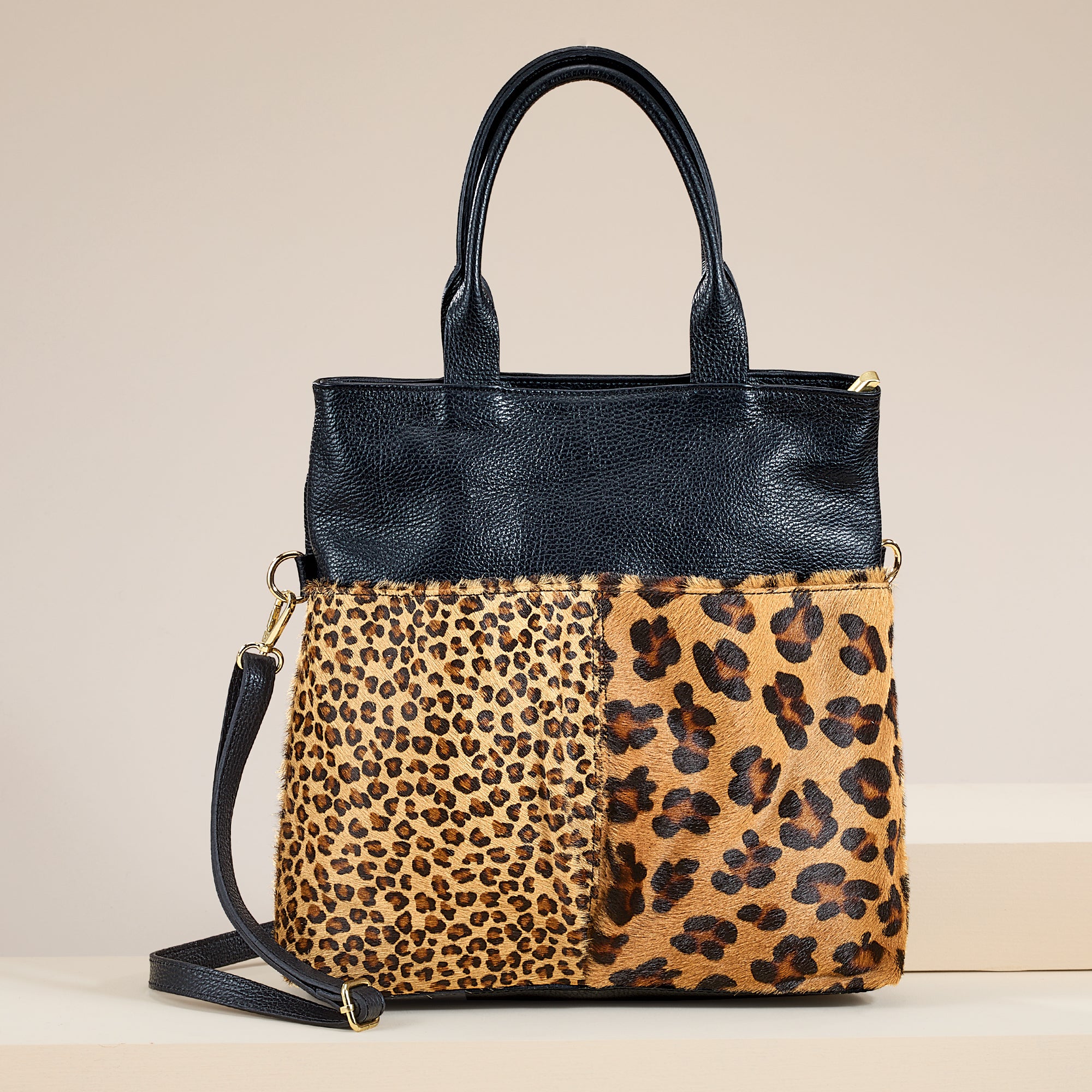 On Safari Italian Leather Tote