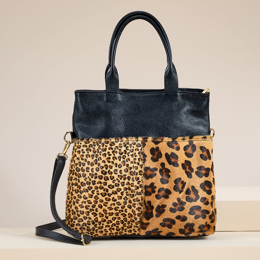 On Safari Italian Leather Tote