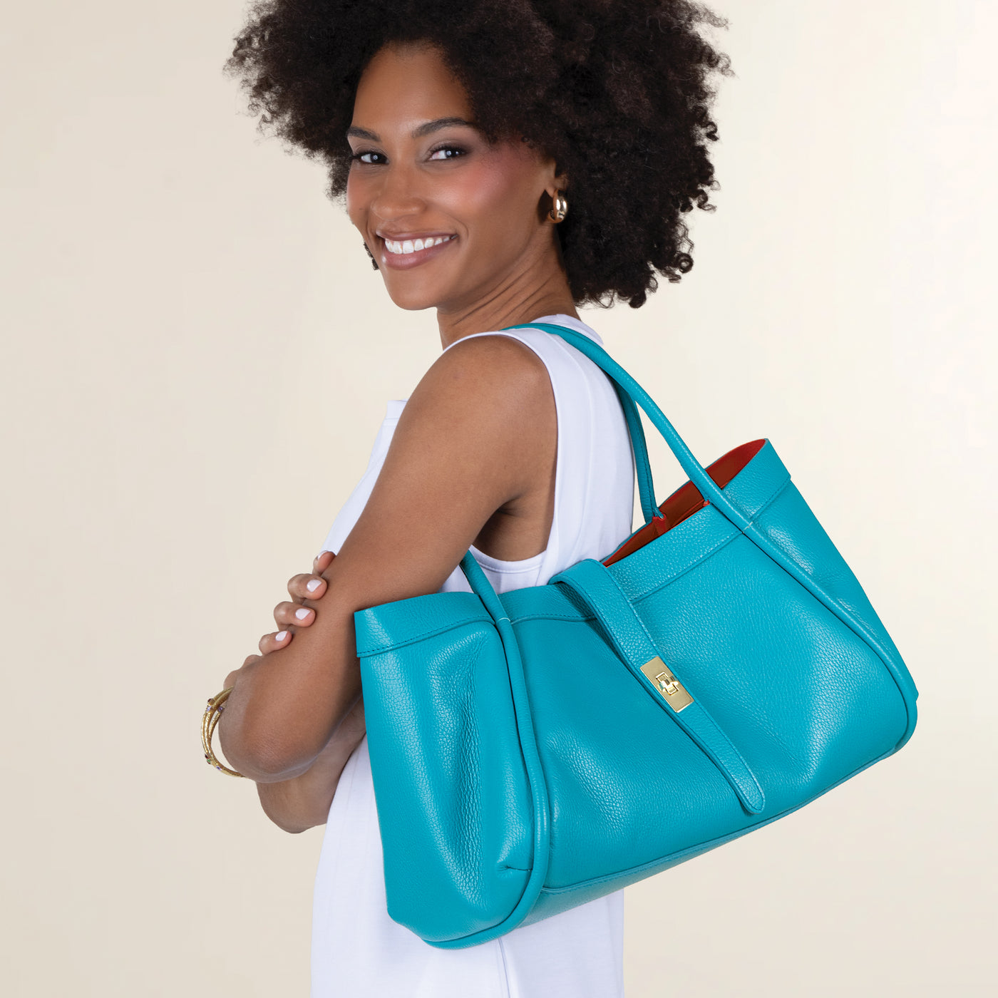 Imperia Italian Leather Satchel