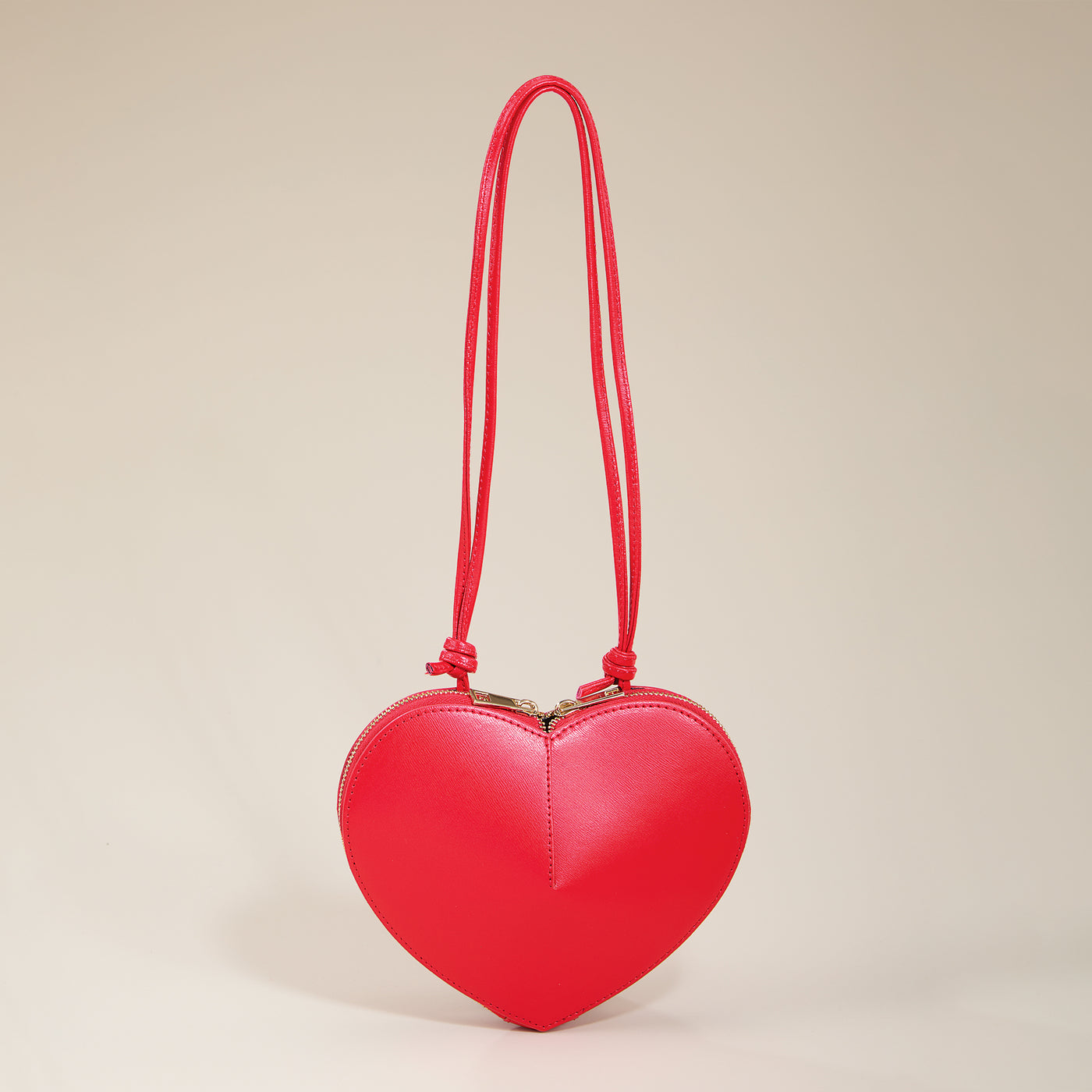Verona Italian Leather Heart Crossbody
