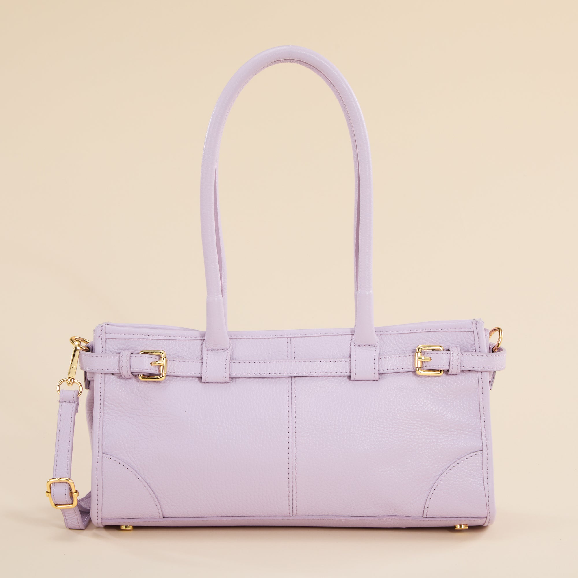 Lerici Lavender Italian Leather Satchel