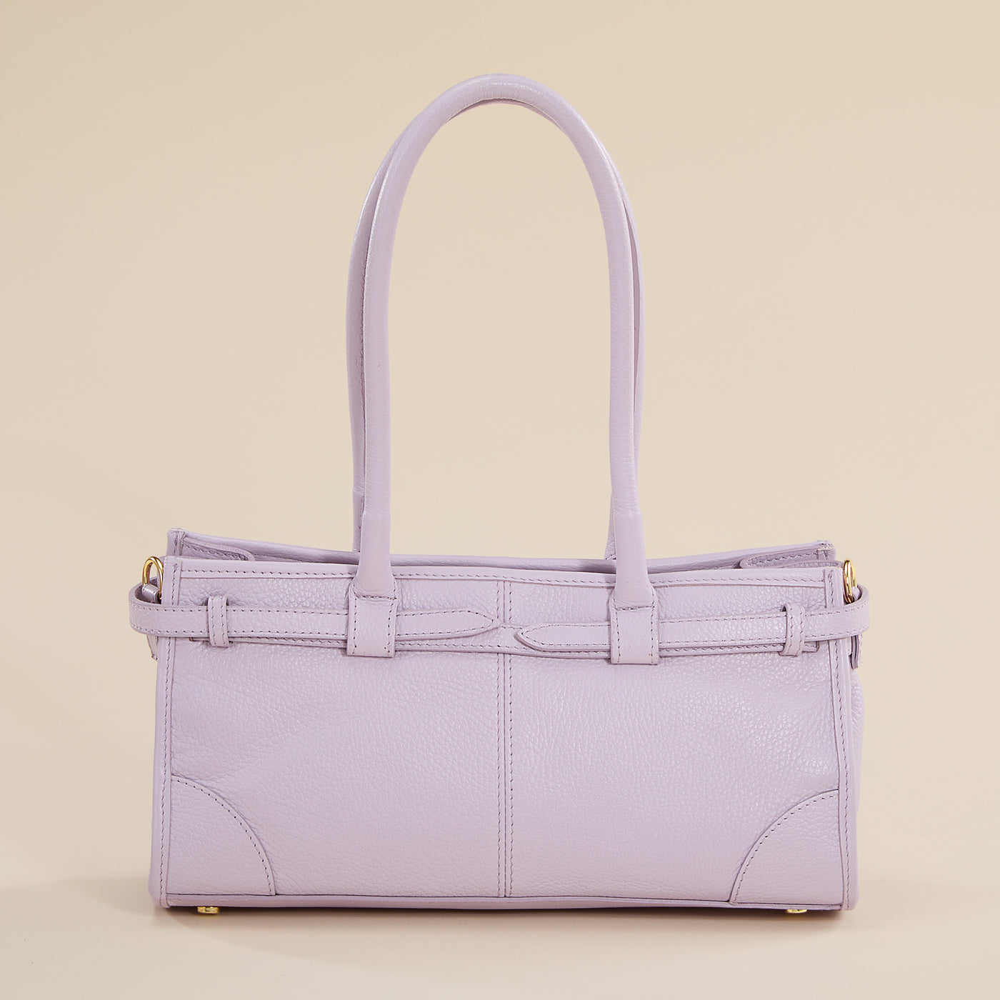 Lerici Lavender Italian Leather Satchel