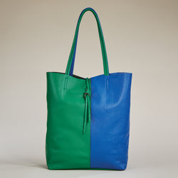 Francesca Black Italian Leather Tote (Preorder) | Uno Alla Volta