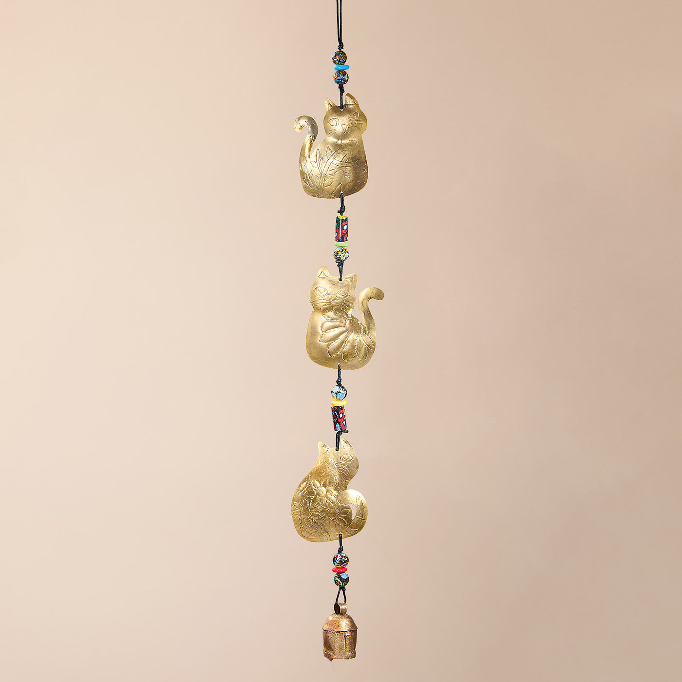 Hand Cut Cat's Meow Trio Wind Chime (Preorder)