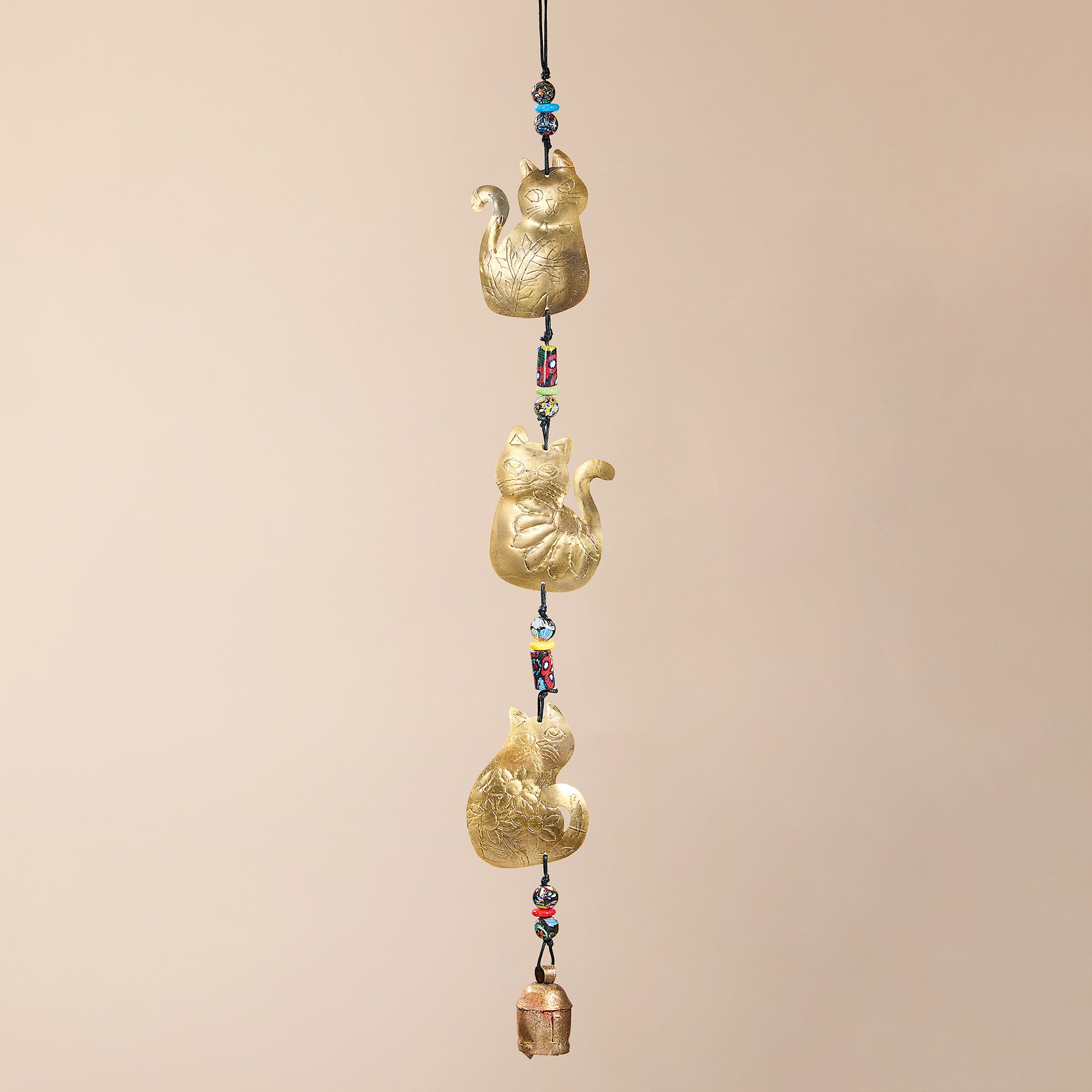 Hand Cut Cat's Meow Trio Wind Chime (Preorder)