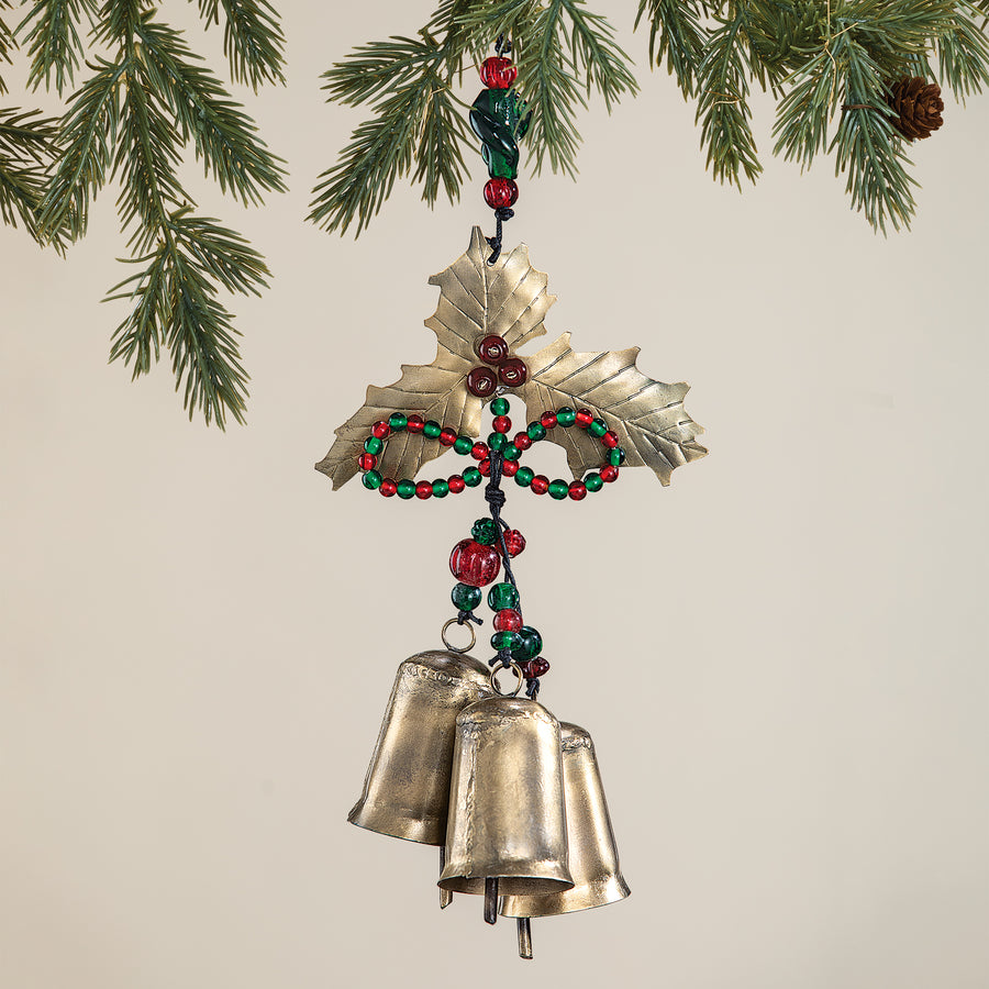 Holly Bells Wind Chime