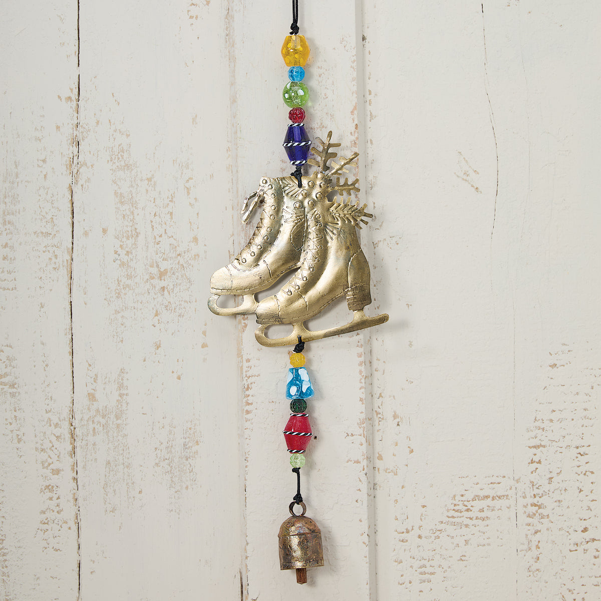 Hand-Cut Iron Ice Skates Chime