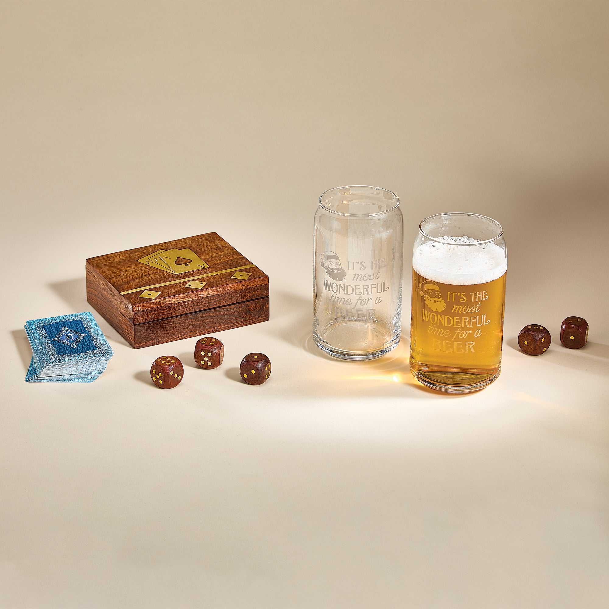 Inlaid Rosewood Game Box