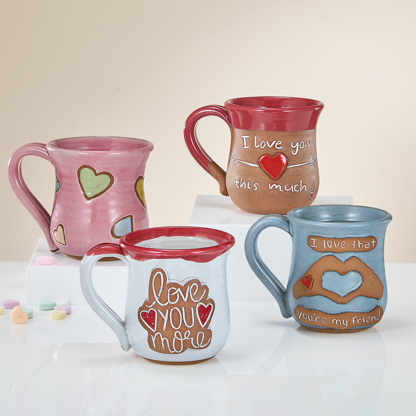 Candy Hearts Mug, 14oz. (Preorder)