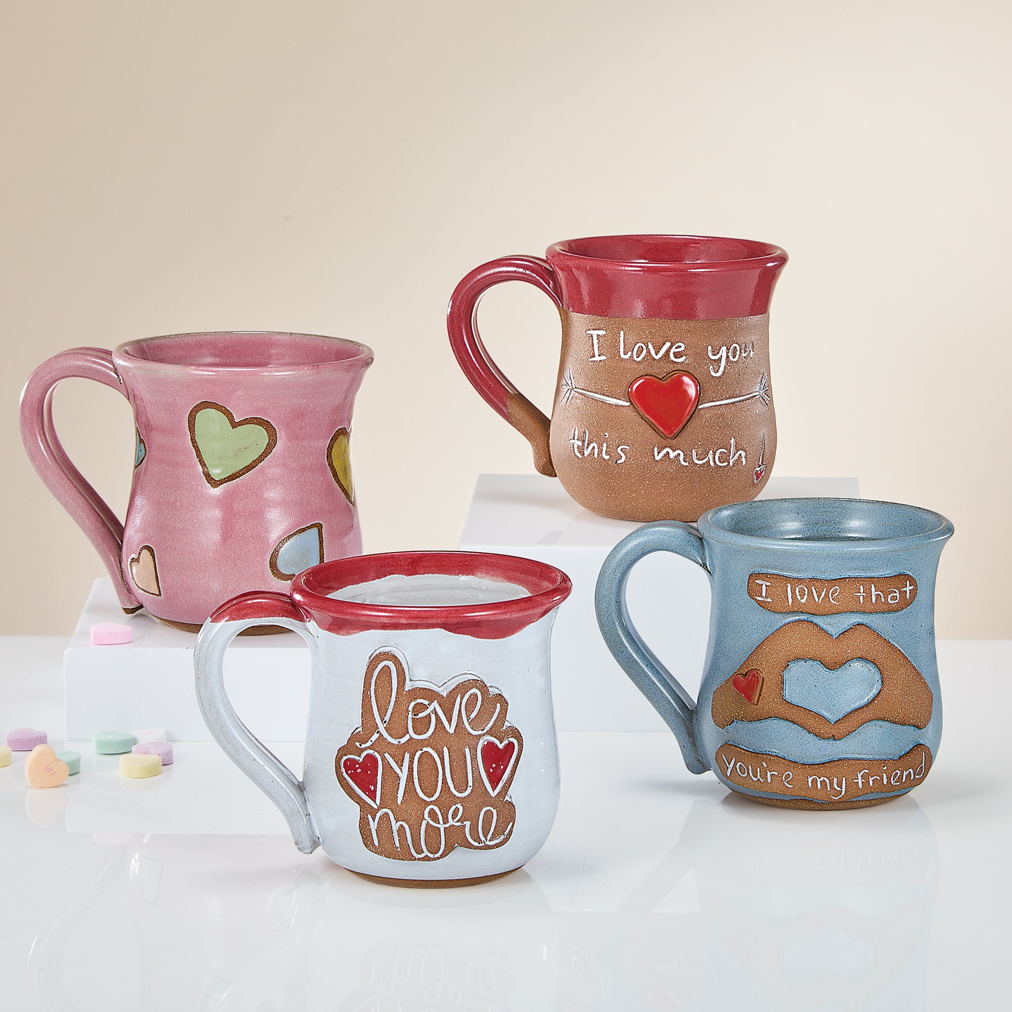 Candy Hearts Mug, 14oz. (Preorder)