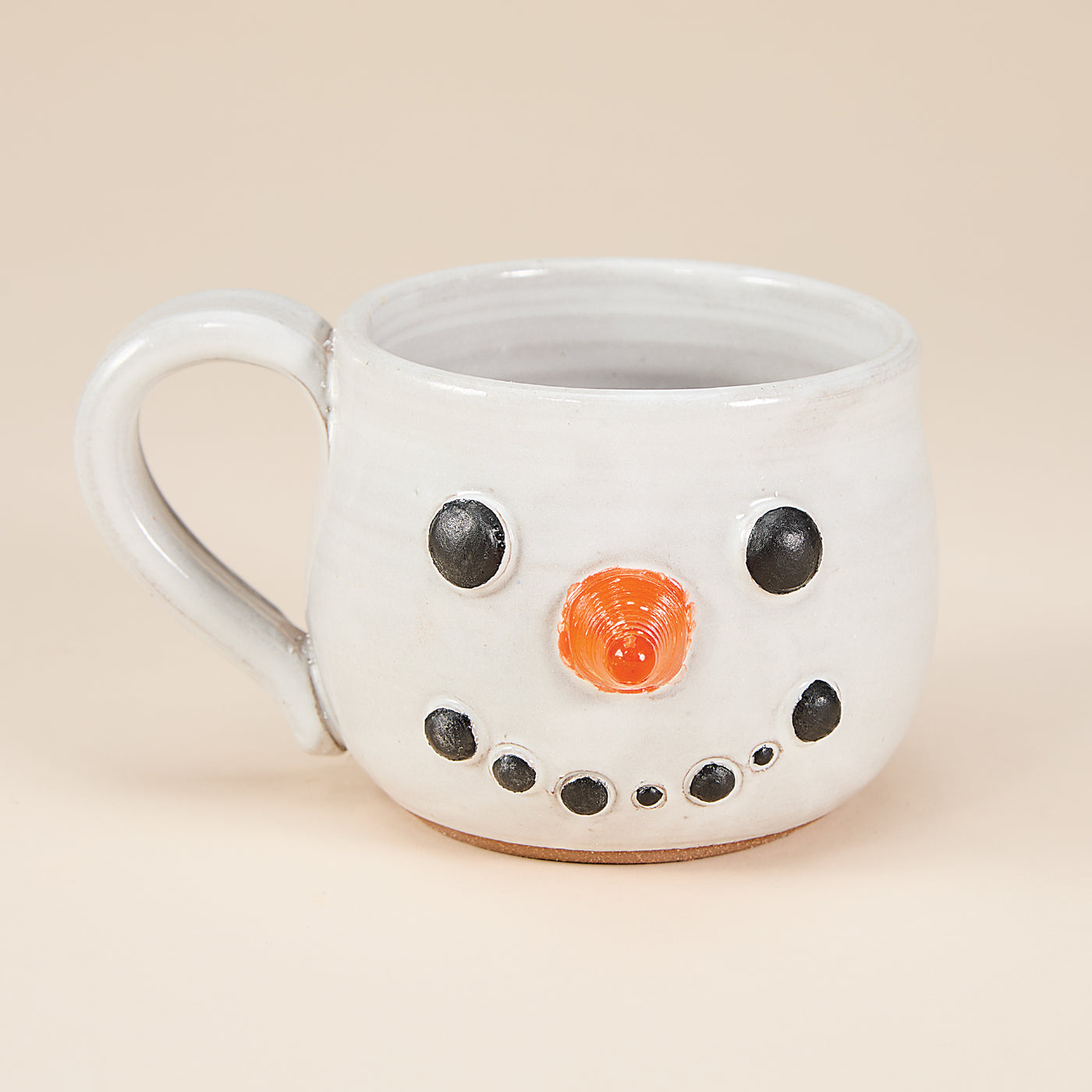 Smiling Snowman Mug, 18oz. (Preorder)