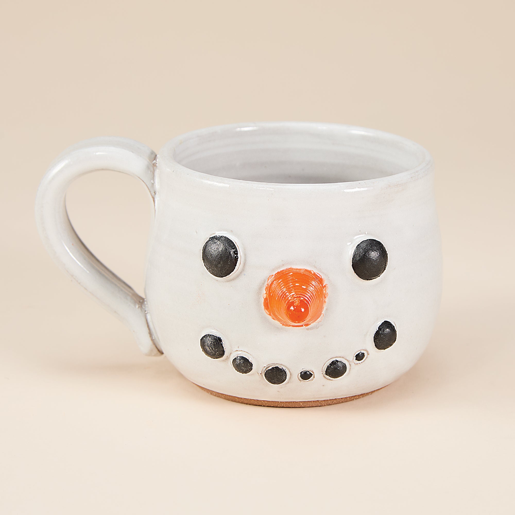 Smiling Snowman Mug, 18oz. (Preorder)