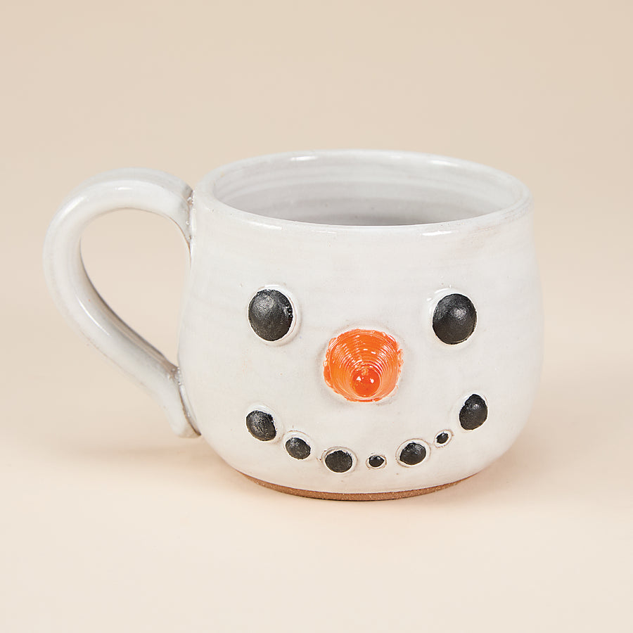 Smiling Snowman Mug, 18oz. (Preorder)
