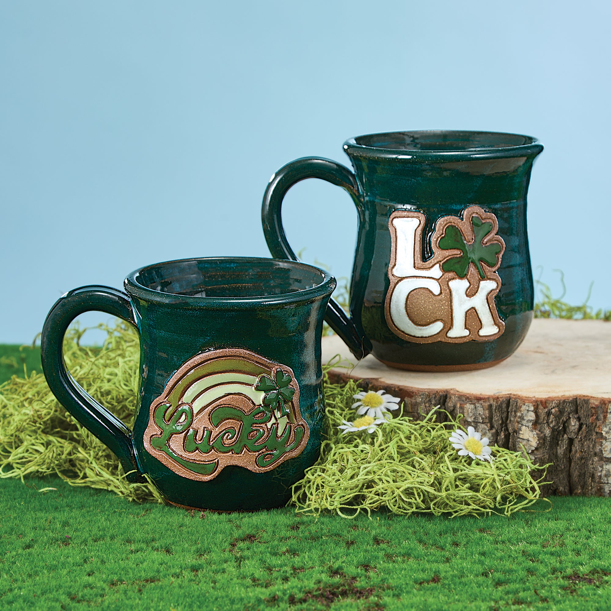 Luck & Shamrock Mug, 14oz. | Uno Alla Volta