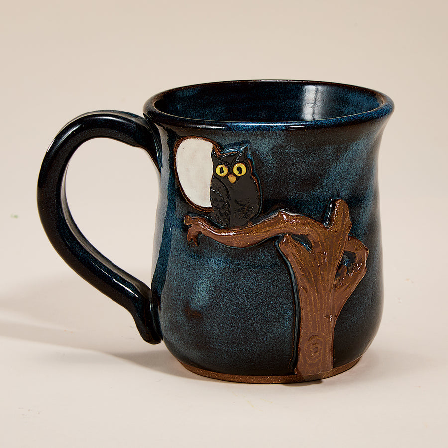 Owl & Moon Mug, 14oz.