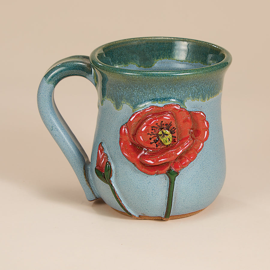 Poppies Mug, 14oz. (Preorder)
