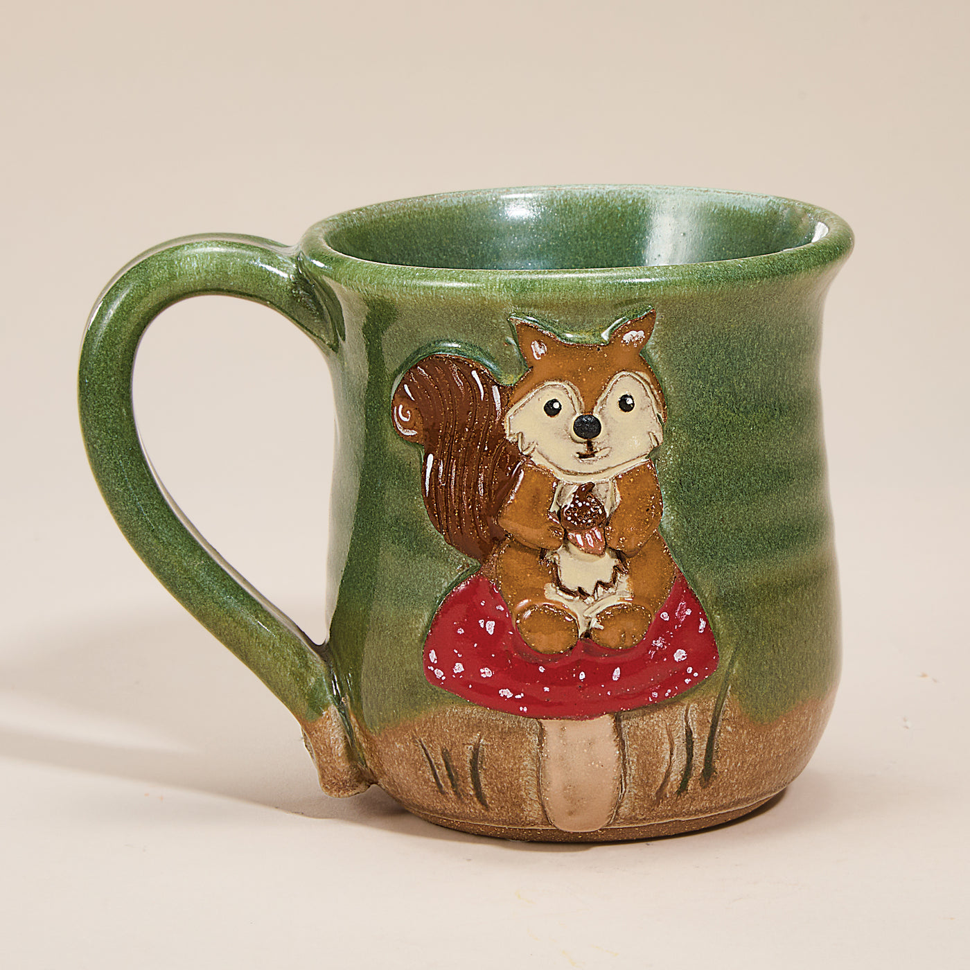 Seated Squirrel Mug, 14oz.