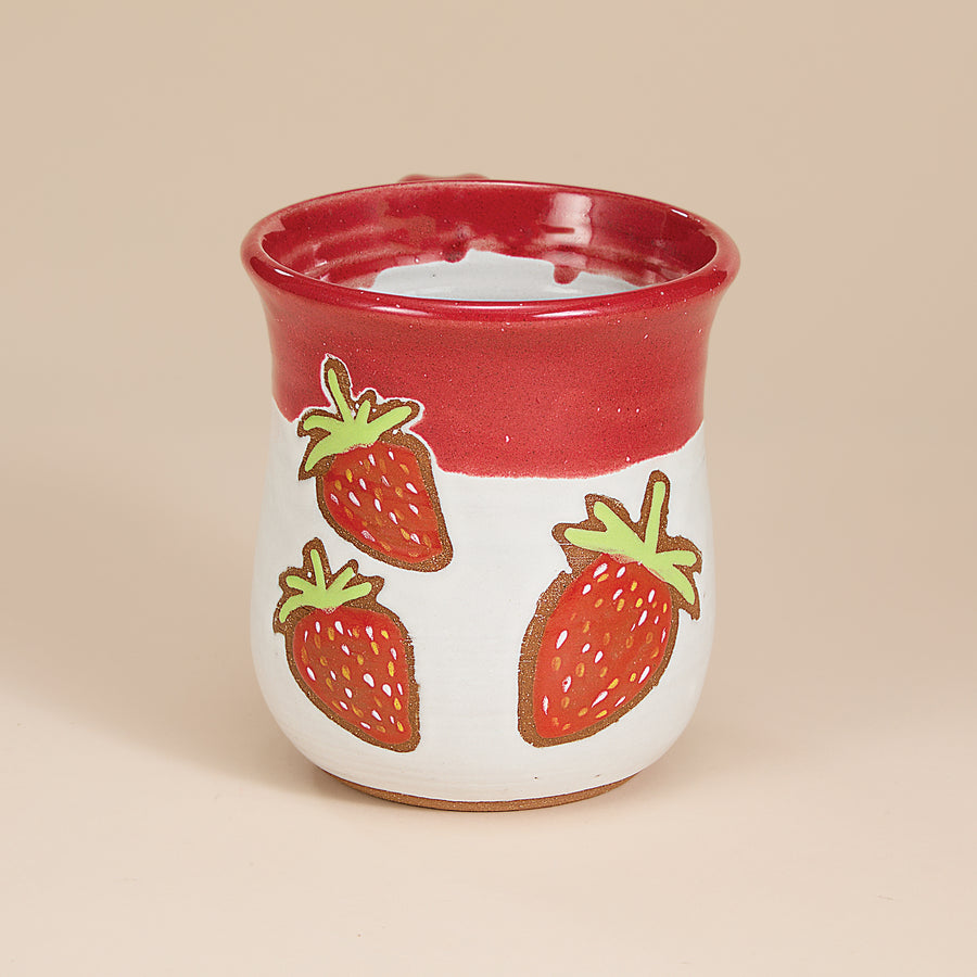 Strawberries Mug, 14oz. (Preorder)