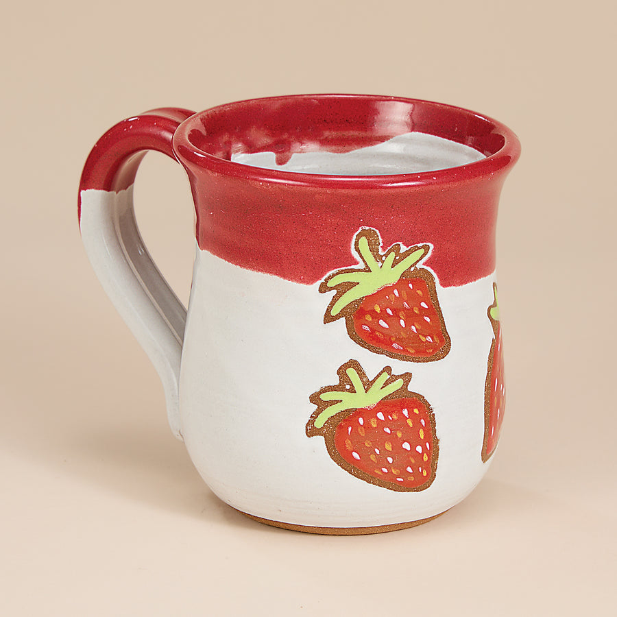 Strawberries Mug, 14oz. (Preorder)