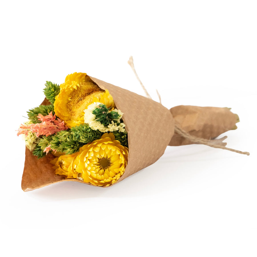 Mini Golden Glow Floral Bouquet Bundle