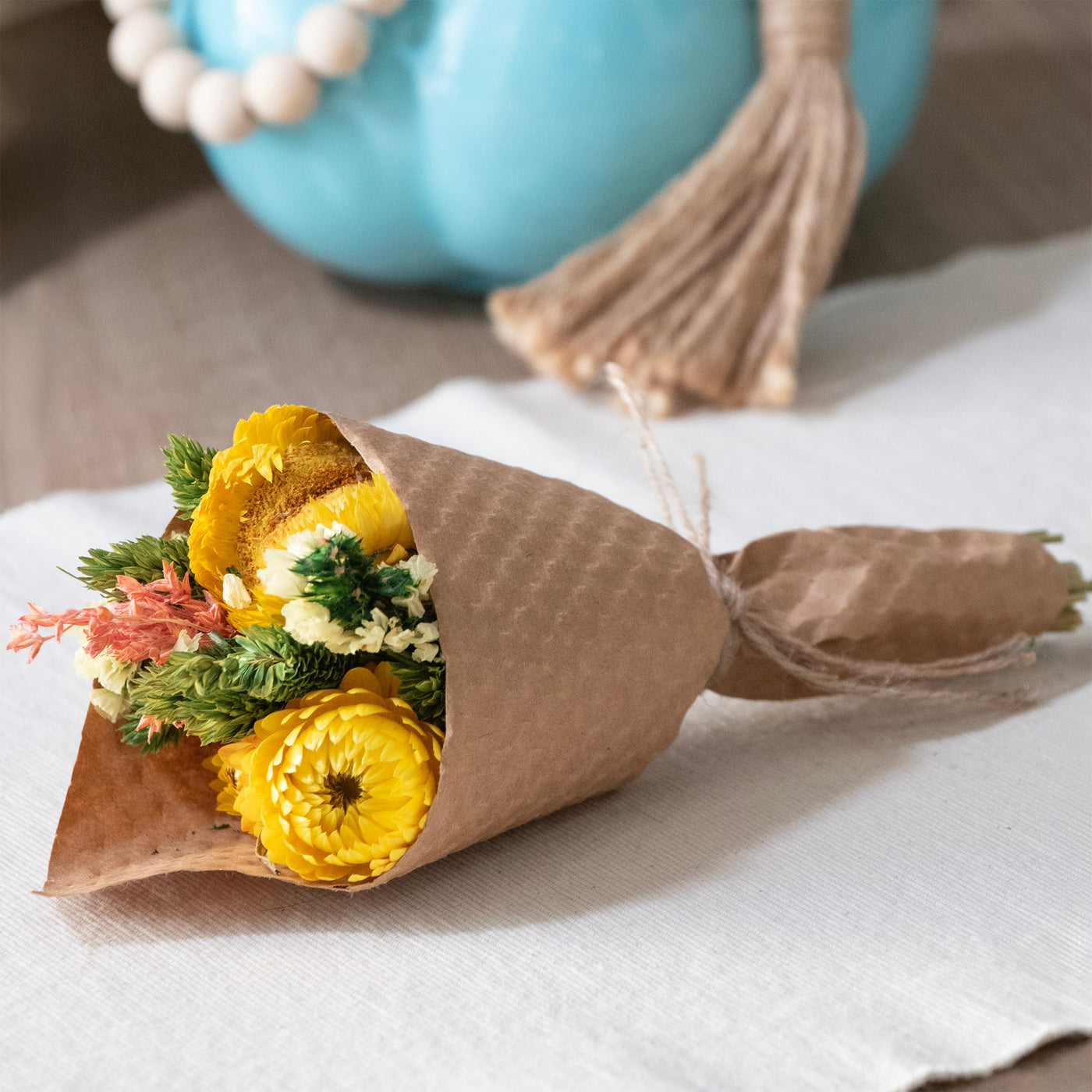 Mini Golden Glow Floral Bouquet Bundle
