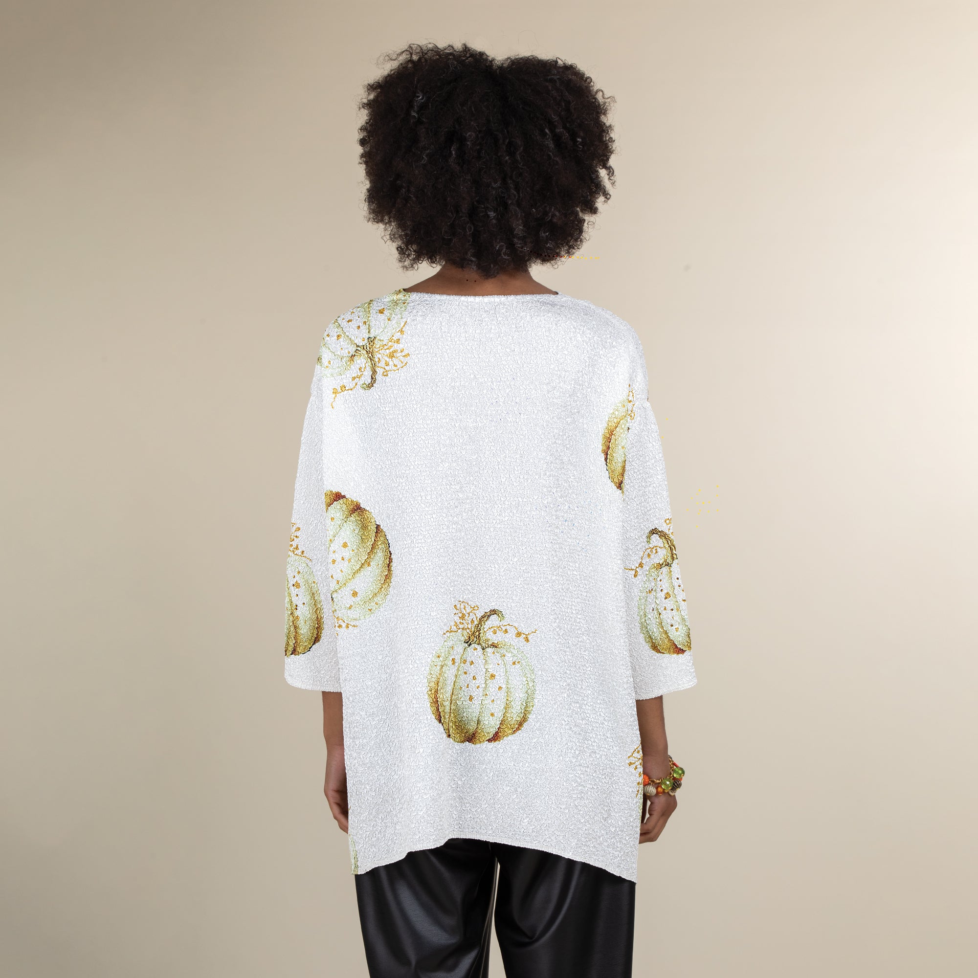 Pretty Pumpkins Crinkle Tunic