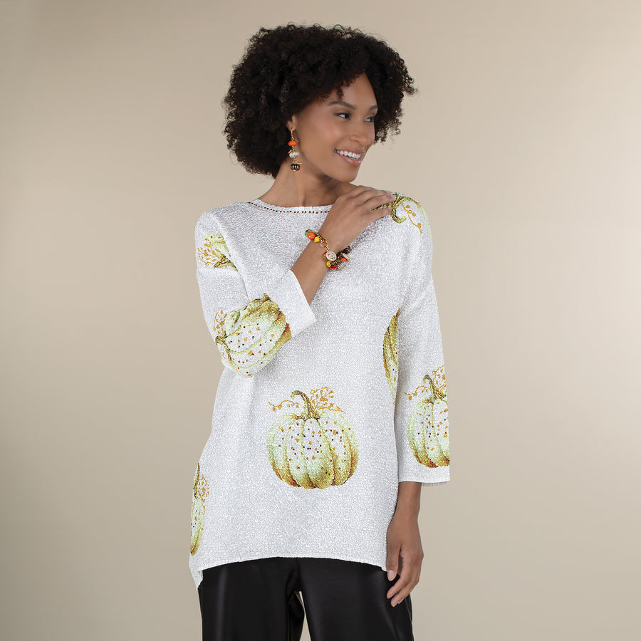 Pretty Pumpkins Crinkle Tunic