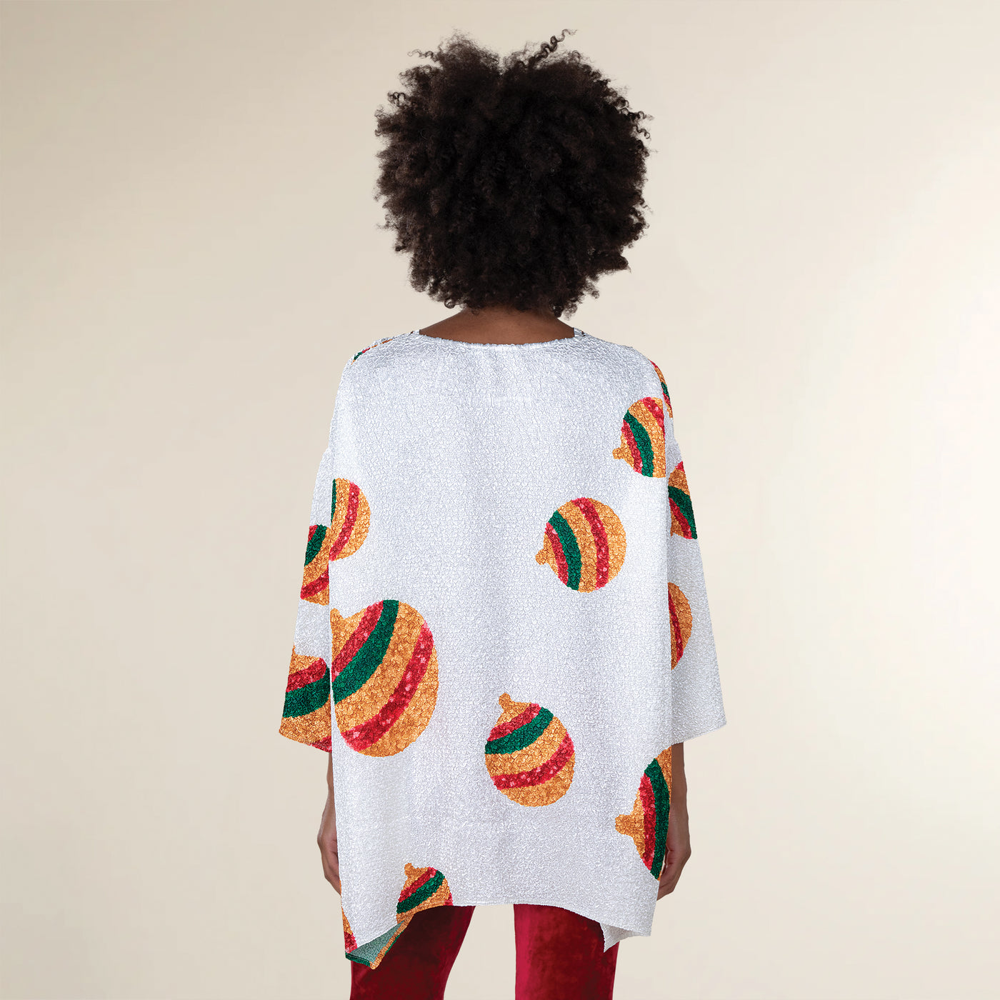 Dancing Ornaments Crinkle Tunic