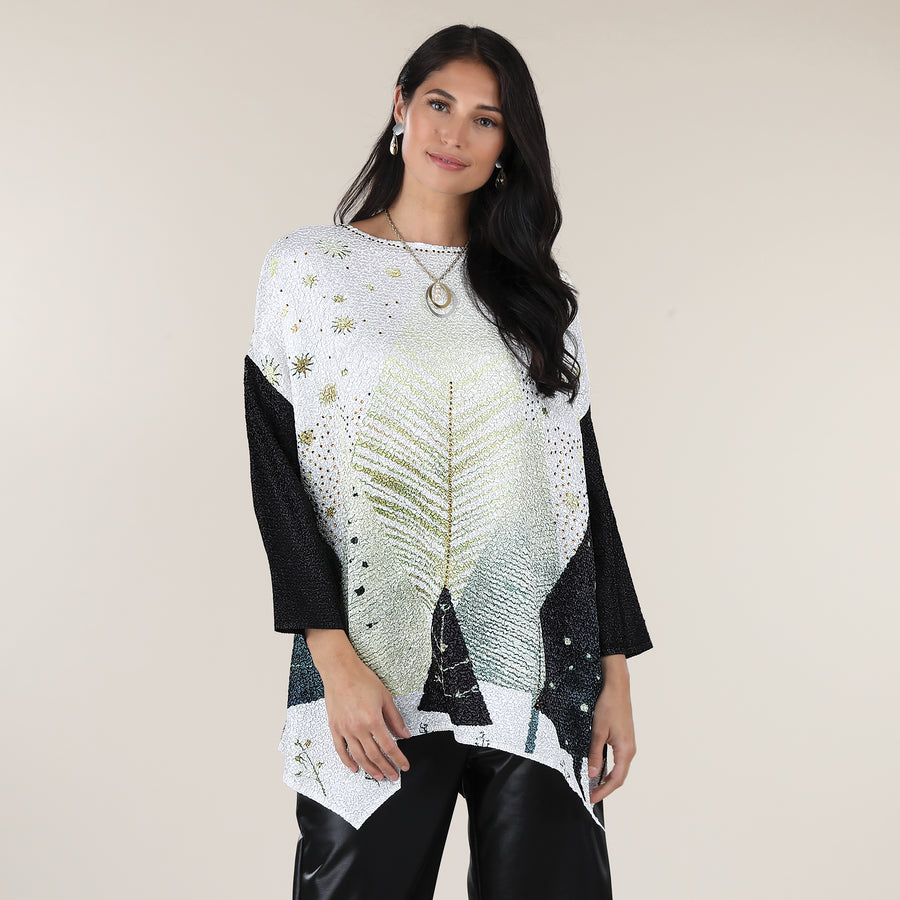 Twinkling Trees Crinkle Tunic (Preorder)