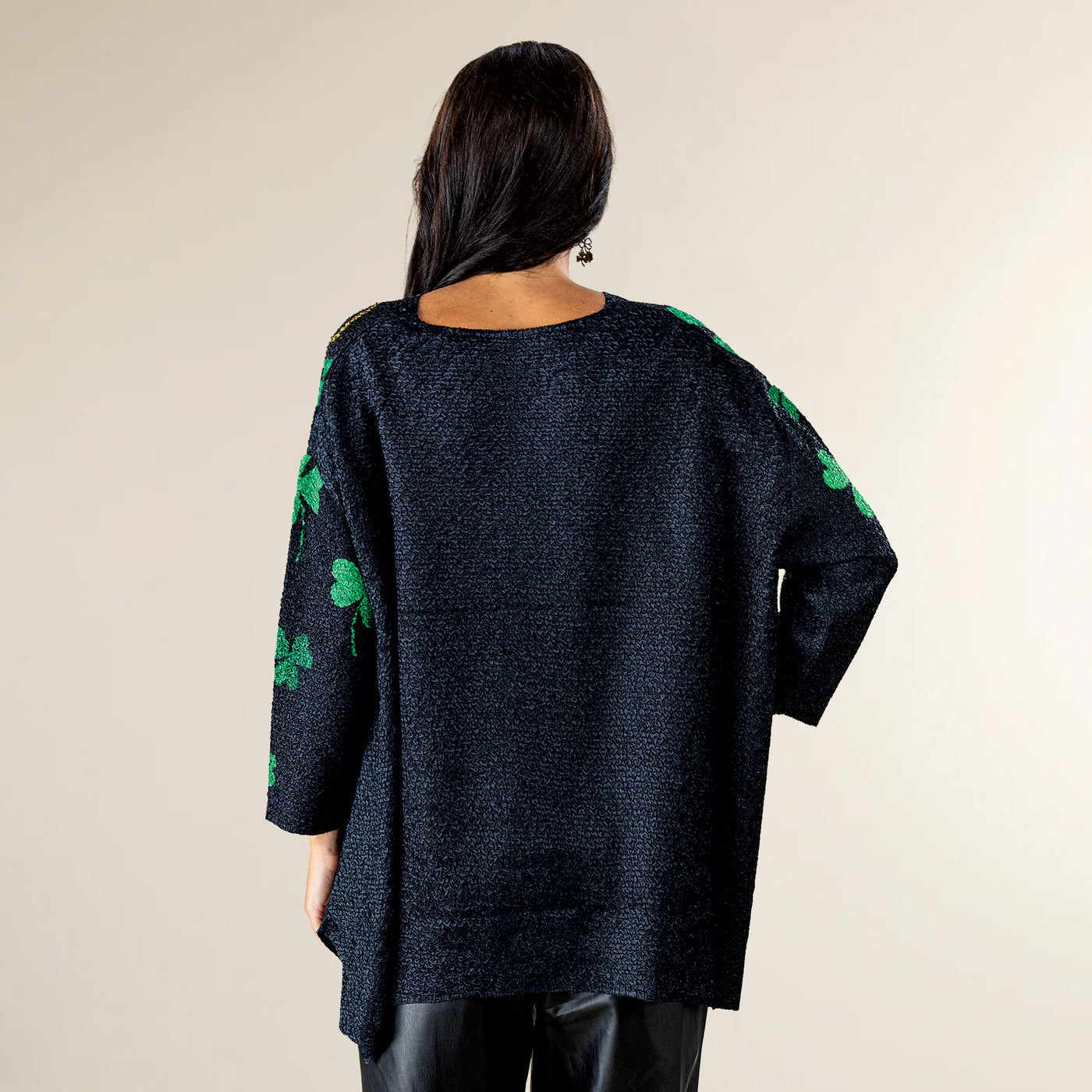 Sparkling Shamrocks Crinkle Tunic (Preorder)