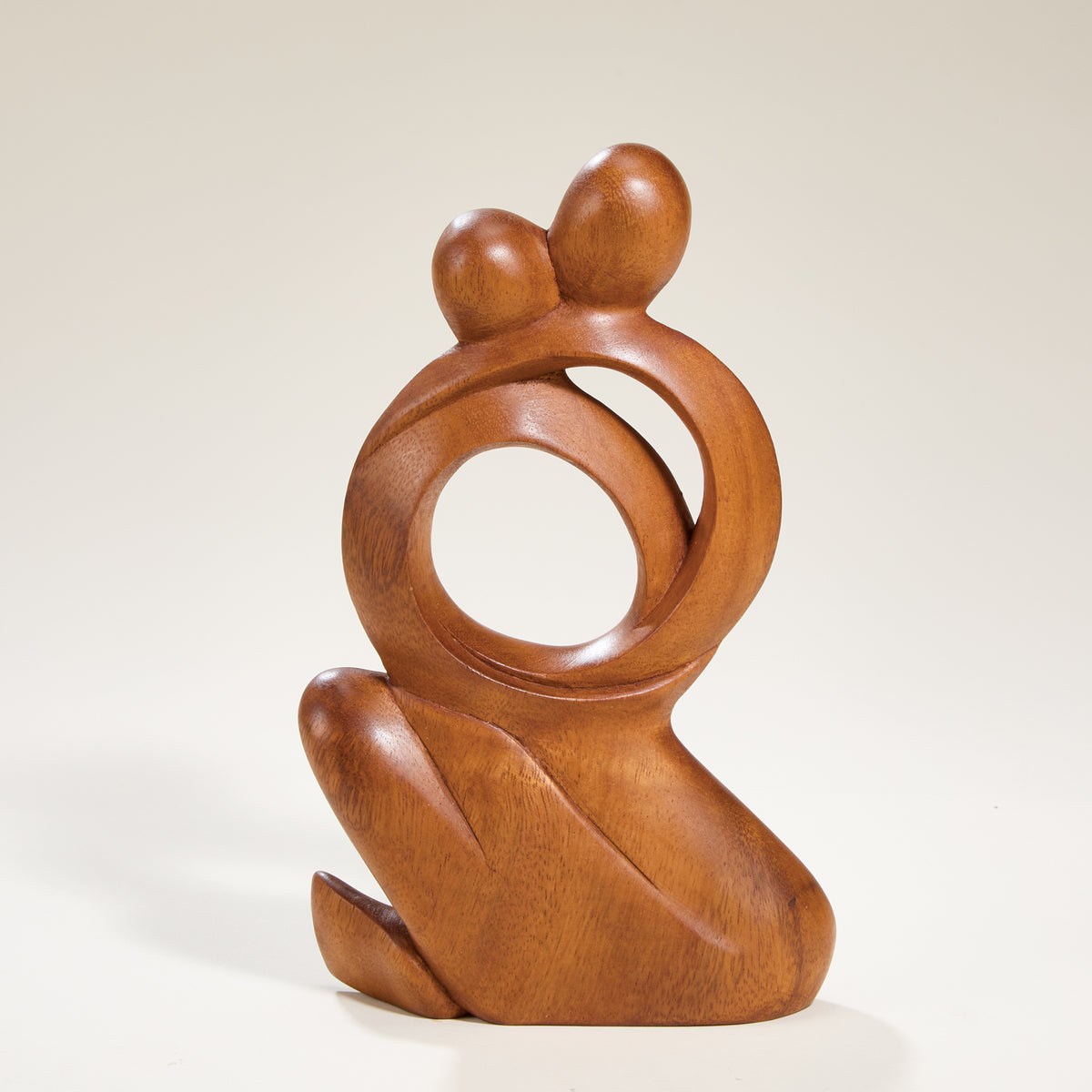 Sweet Embrace Wooden Sculpture (Preorder)