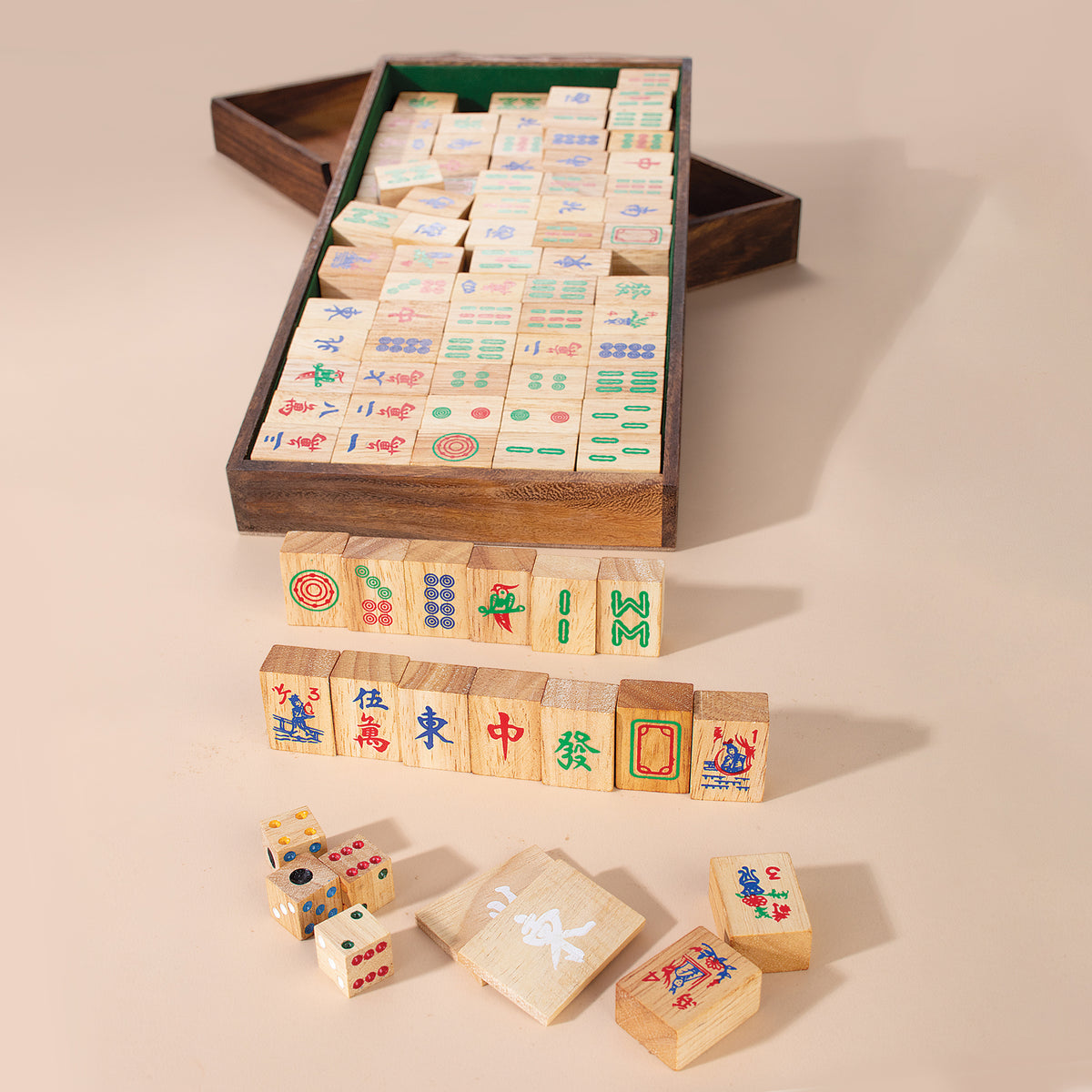 Wooden Mahjong Set (Preorder)
