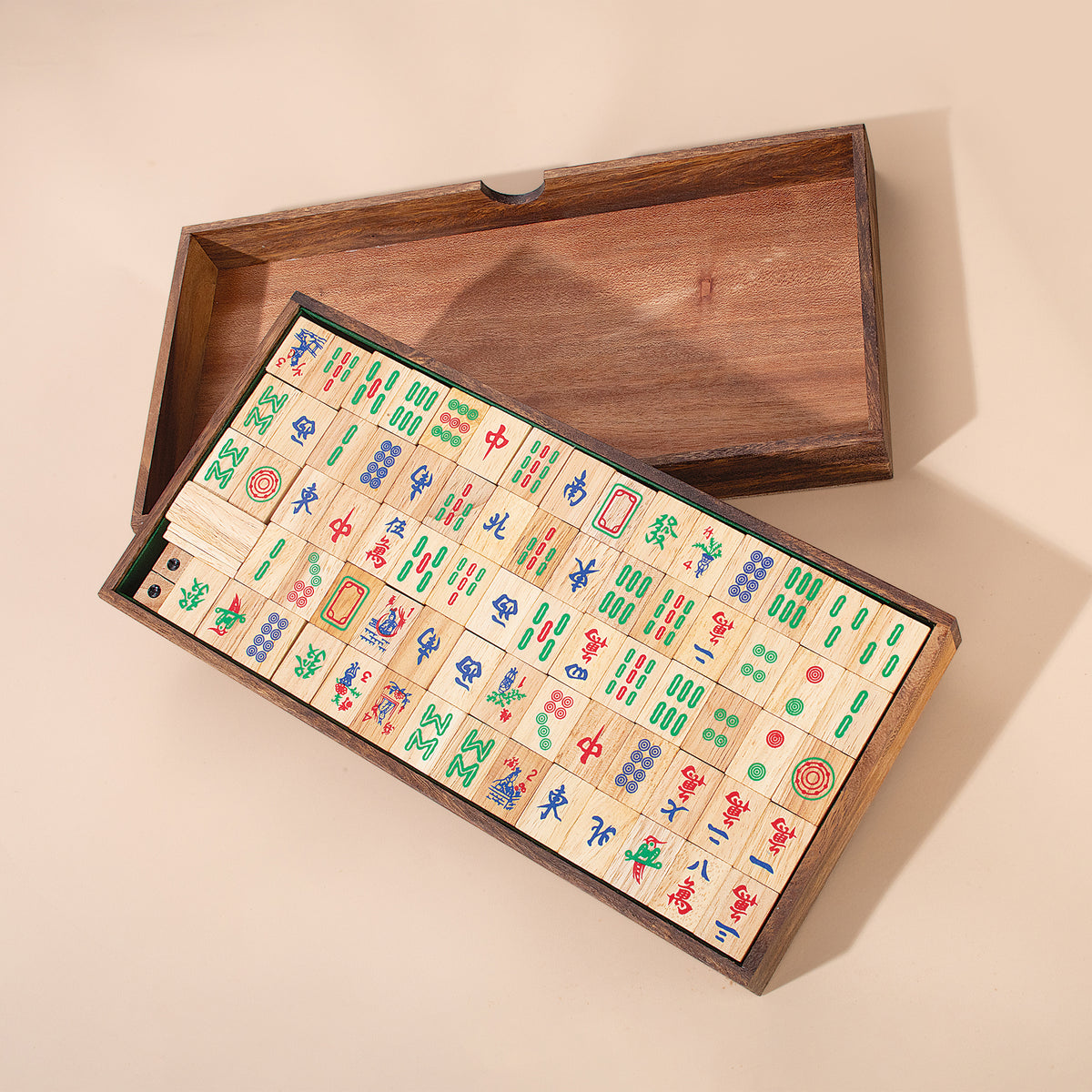 Wooden Mahjong Set (Preorder)