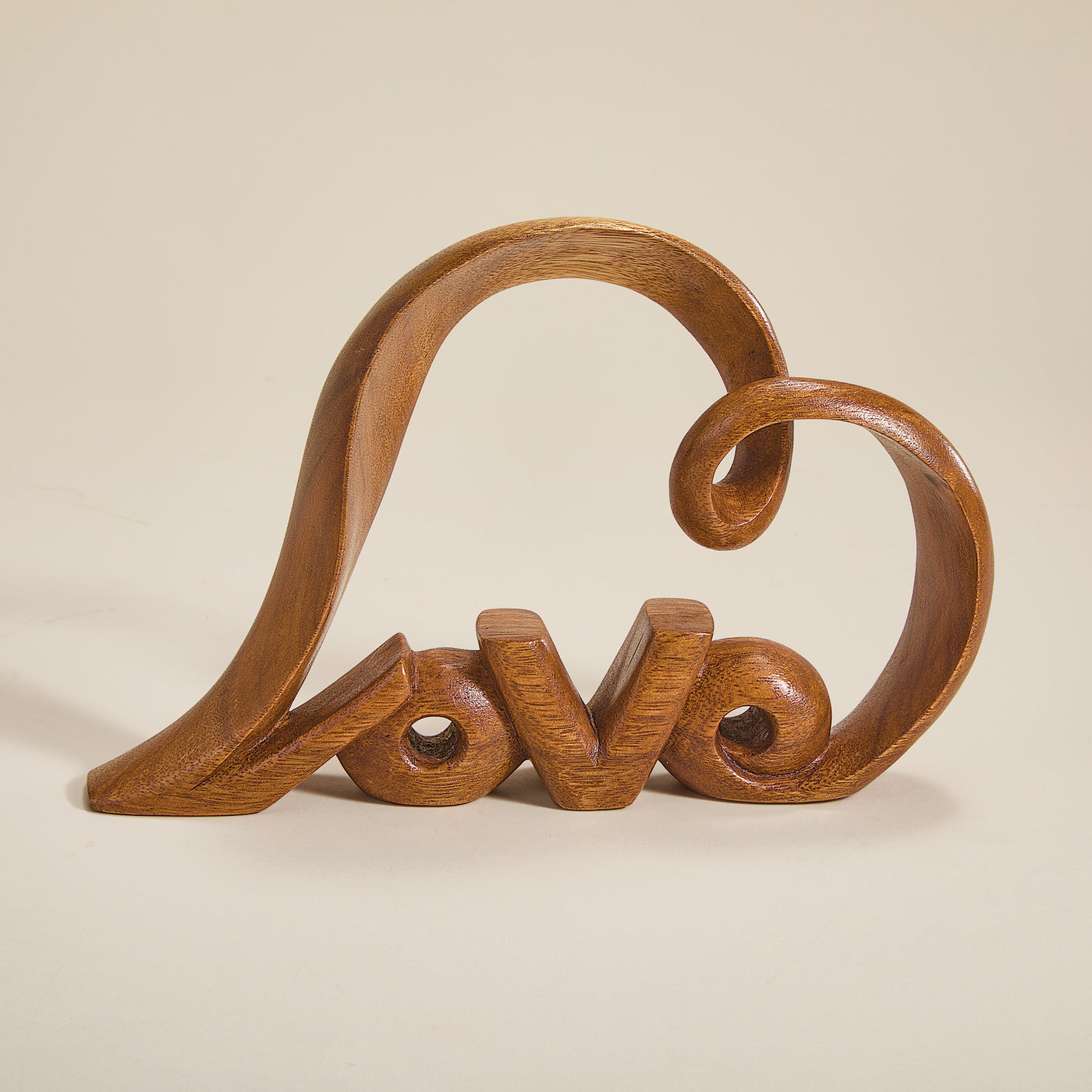 Wooden Expressions Signature Of Love Sculpture