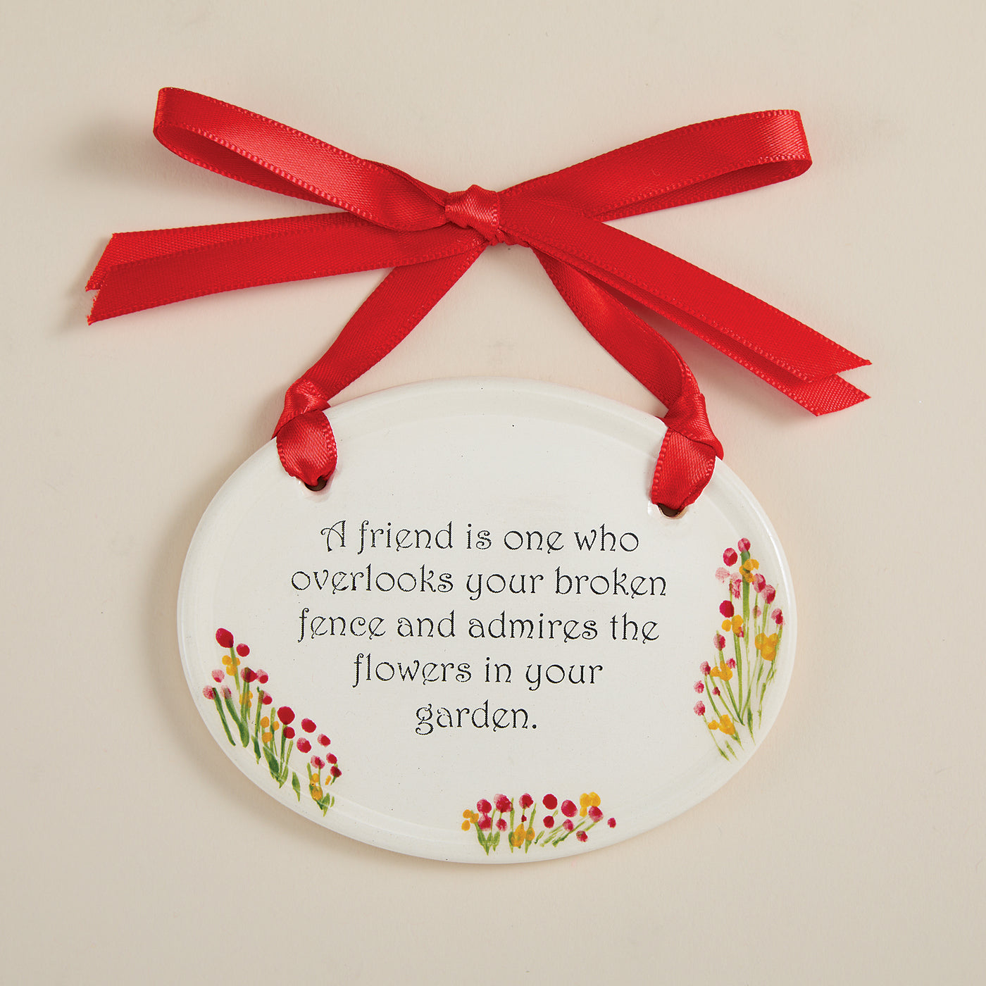 A Friend Is Ceramic Wall Plaque
